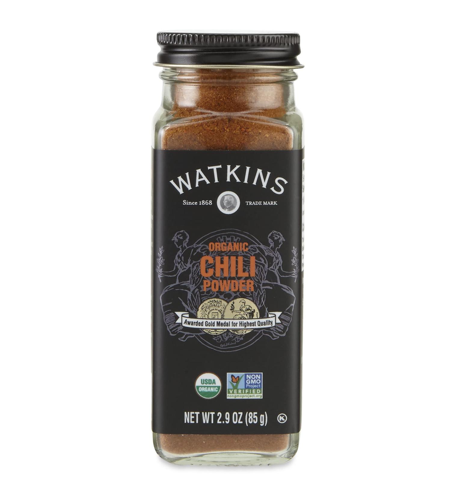 Watkins Gourmet Organic Spice Jar, Chili Powder, 2.9 Ounce 2.9 Ounce (Pack of 1)