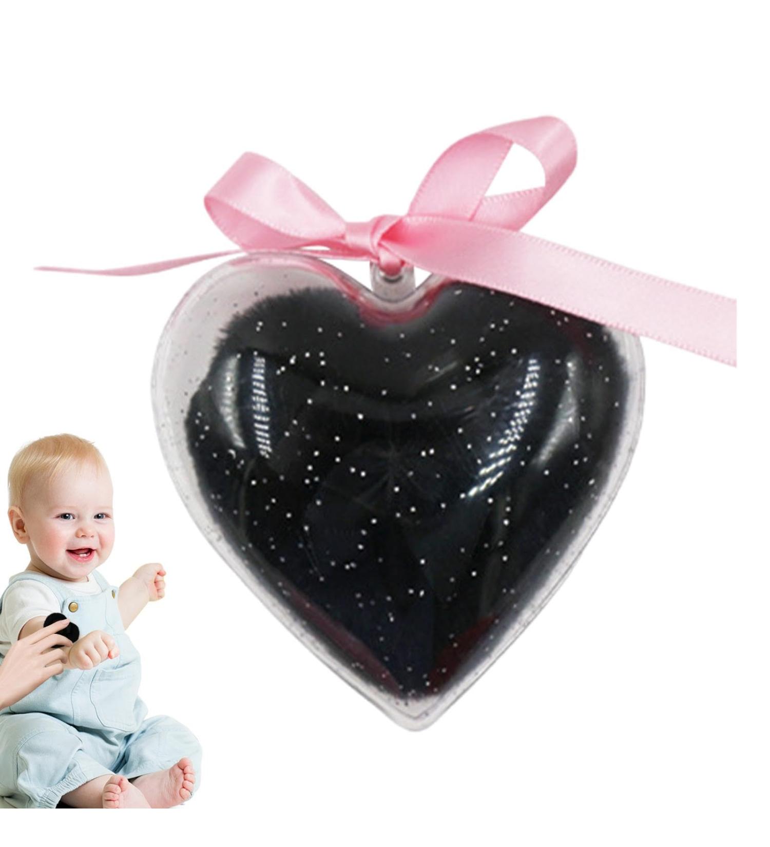 Body Powder Applicator - Heart Shape Powder Puff | Body Powder Puff for Dusting Powder Baby Women Powder Puff for Bath and Travel Black - Buy Online on GoSupps.com