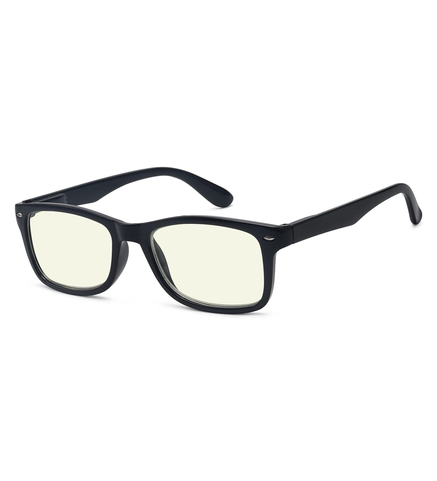 Eyekepper Black Computer Reading Glasses +1.25 | UV Protection & Anti-Glare Blue Light Lenses - Buy Online on GoSupps.com