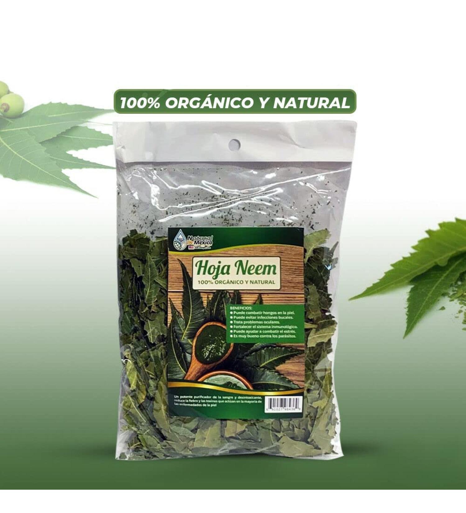 Hoja Neem Herbal/Tea 4 oz-113g Mexican Neem Leaves Supports Skin Immune & Liver