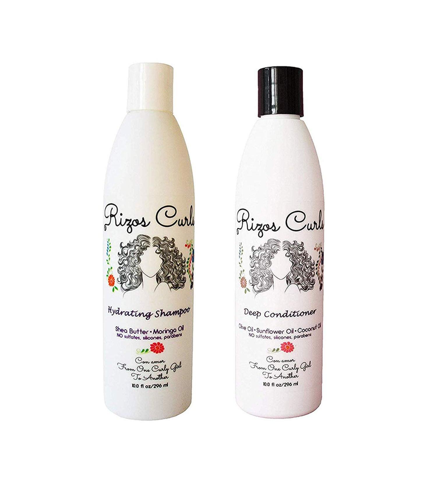Rizo Curls Shampoo and Conditioner Bundle Pack for Women - 10 fl oz (Pack of 2) - Moisturizing and Strengthening Curl Care with Natural Ingredients and Vitamins - Buy Online on GoSupps.com