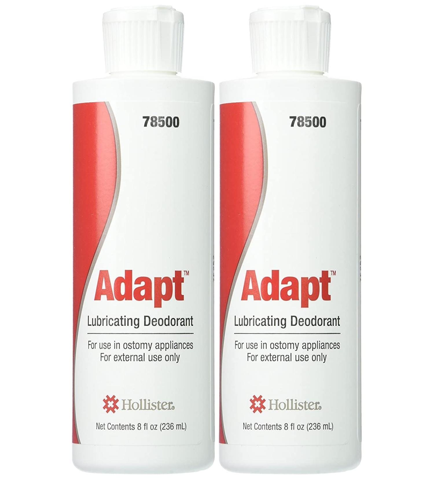 Hollister Adapt Lubricating Deodorant - 8 oz Bottle Pack of 2 8 Fl Oz (Pack of 2)