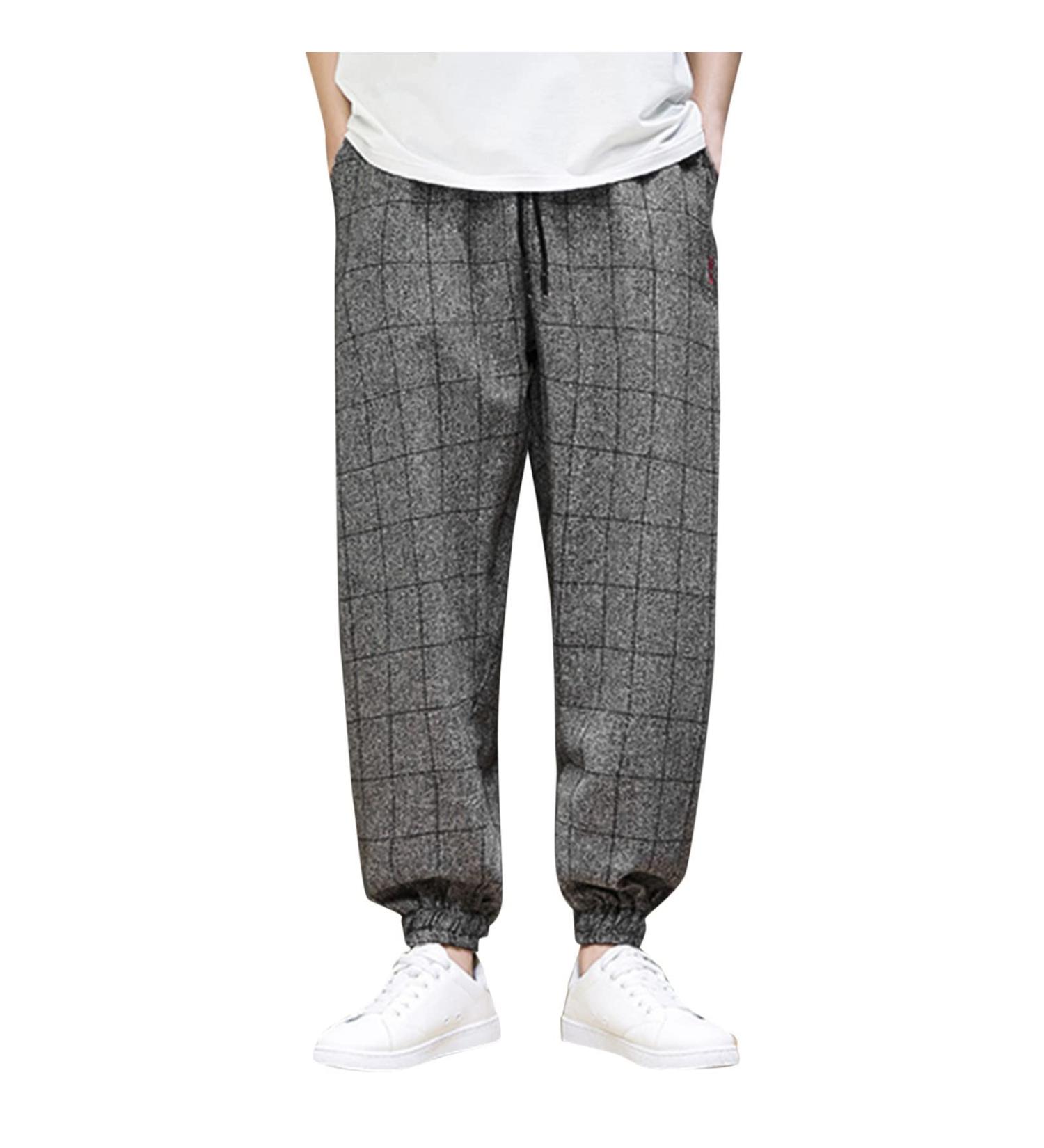 Shop Cewifo Mens Lightweight 3/4 Tight Shorts & Casual Joggers Breathable Elastic Waist & Wide Leg - Perfect for Beach & Yoga - Available in Red Black & Gray XXL - Buy Online on GoSupps.com