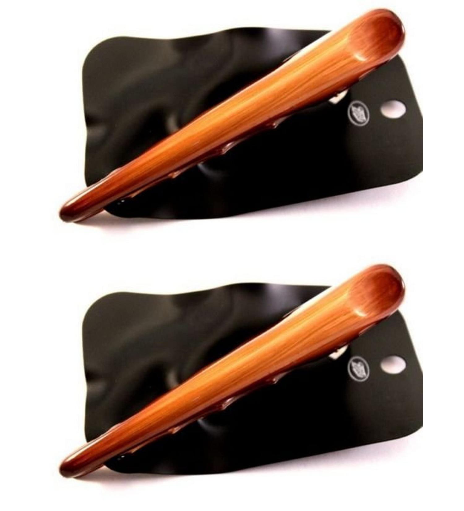 Elegant Long Hair Clip - Unique Brown Flamingo Beak Design for International Shipping - Buy Online on GoSupps.com