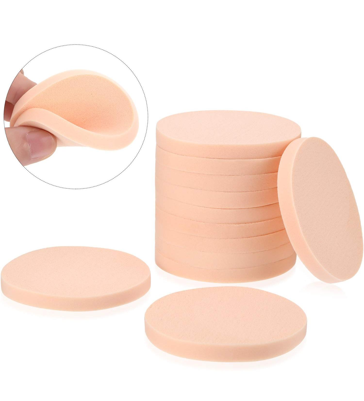 12 Pc Face Paint Sponge Set - Round Foam Puffs for Adults - Makeup Applicator Kit - Buy Online on GoSupps.com