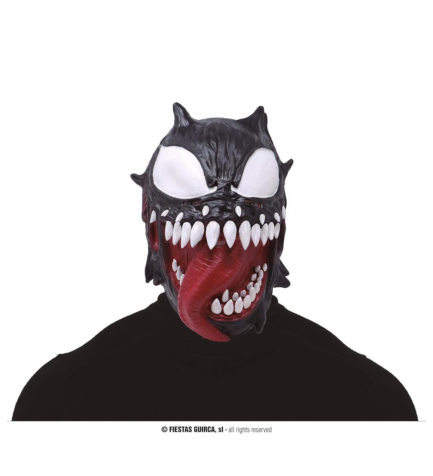 GUIRCA PARTIES Black HERO Mask Latex