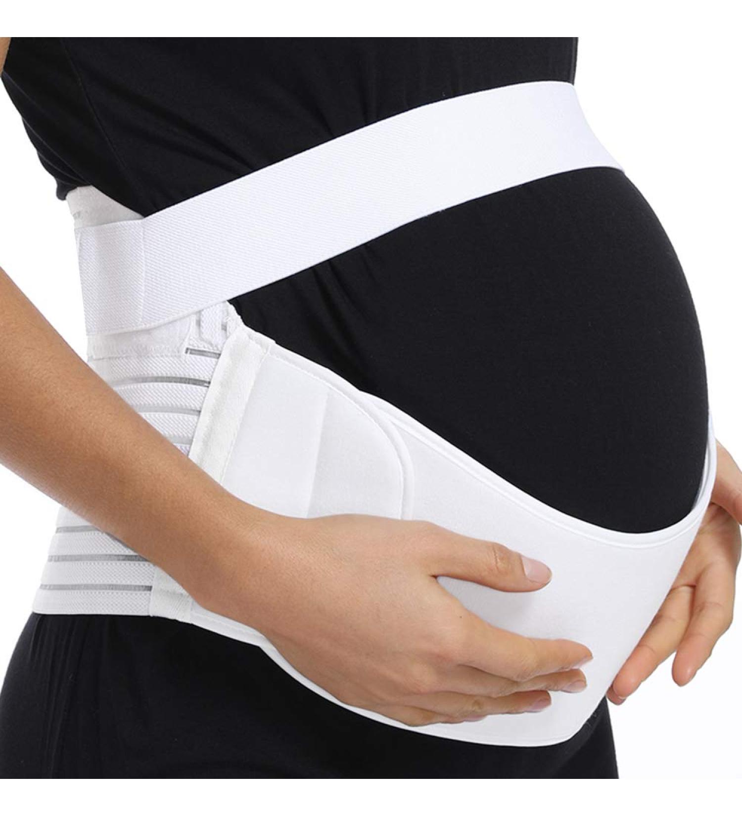 FITTOO Maternity Support Belt - White XXL | Pregnancy Abdomen & Back Support - Buy Online on GoSupps.com