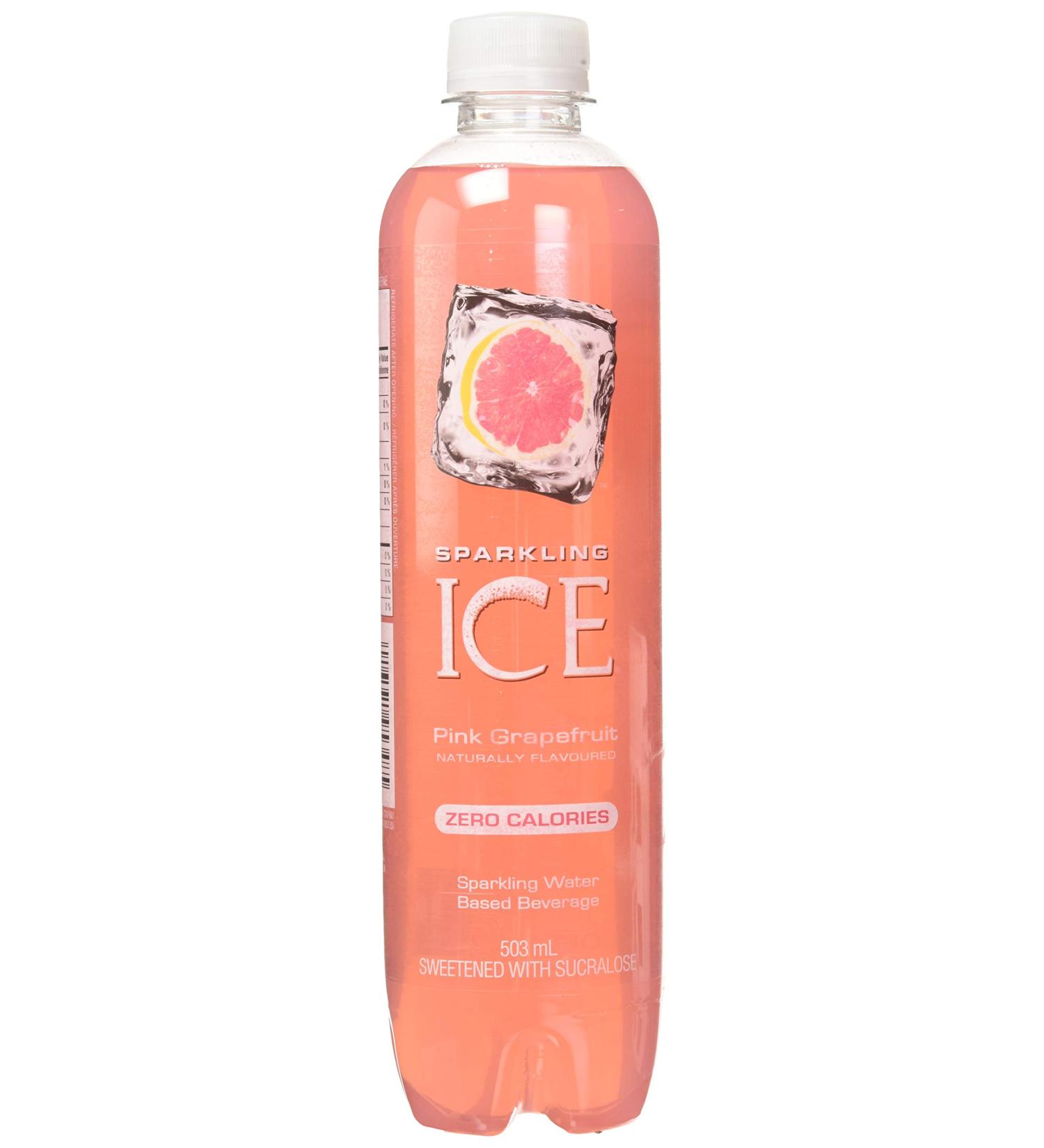 Sparkling Ice Pink Grapefruit flavoured sparkling water with zero sugar and zero calories. Sparkling Ice drinks are packed with fun and fruity flavours for everyone to enjoy. (12 pack) Pink Grapefruit (Classic) 503 ml (Pack of 12) - Buy Online on GoSupps.com