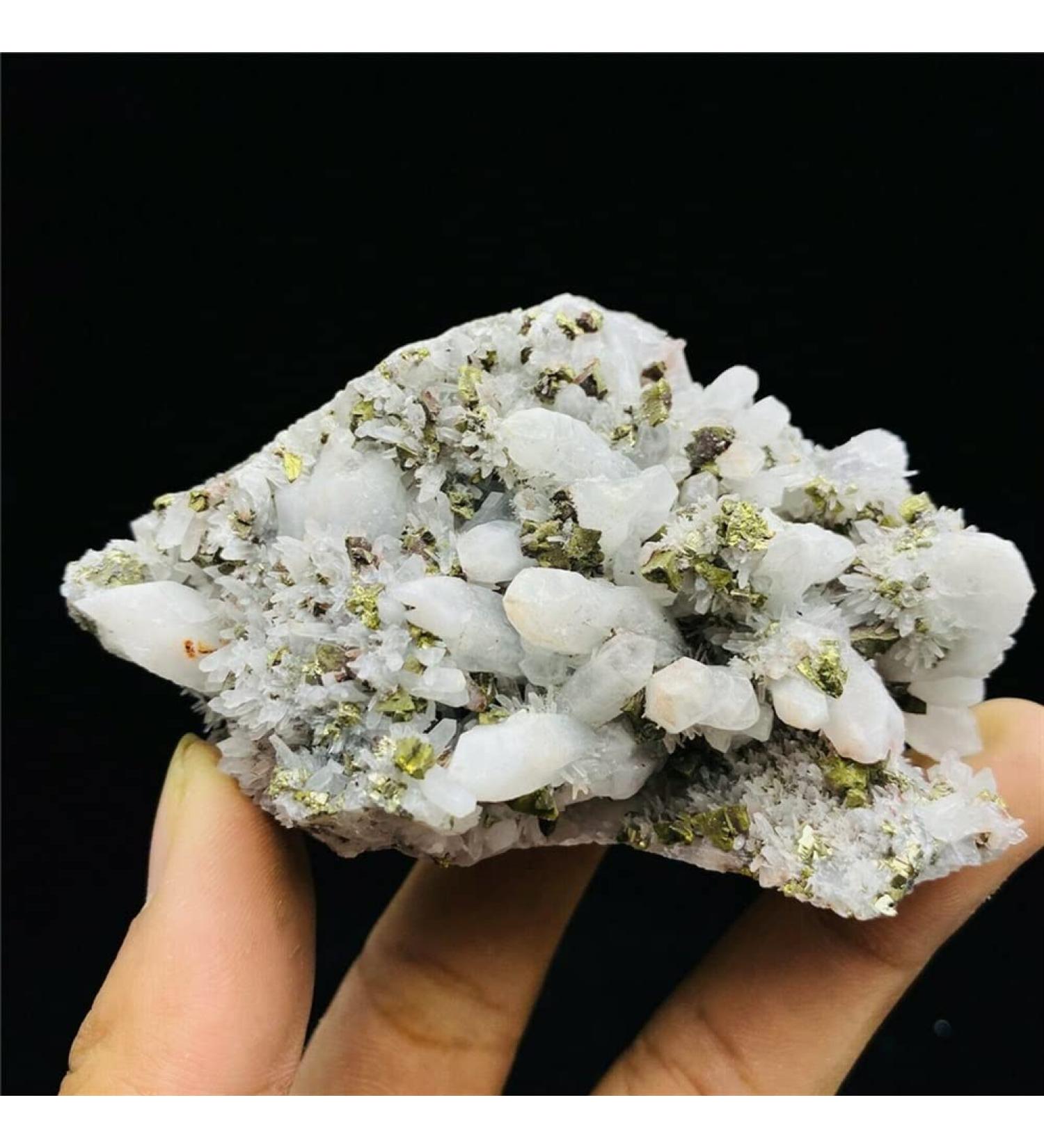 Natural Crystal Rough Natural Copper Pyrites Cluster Bound Can be Used for (Size : 100-150g) (Size : 160-180g) - Buy Online on GoSupps.com