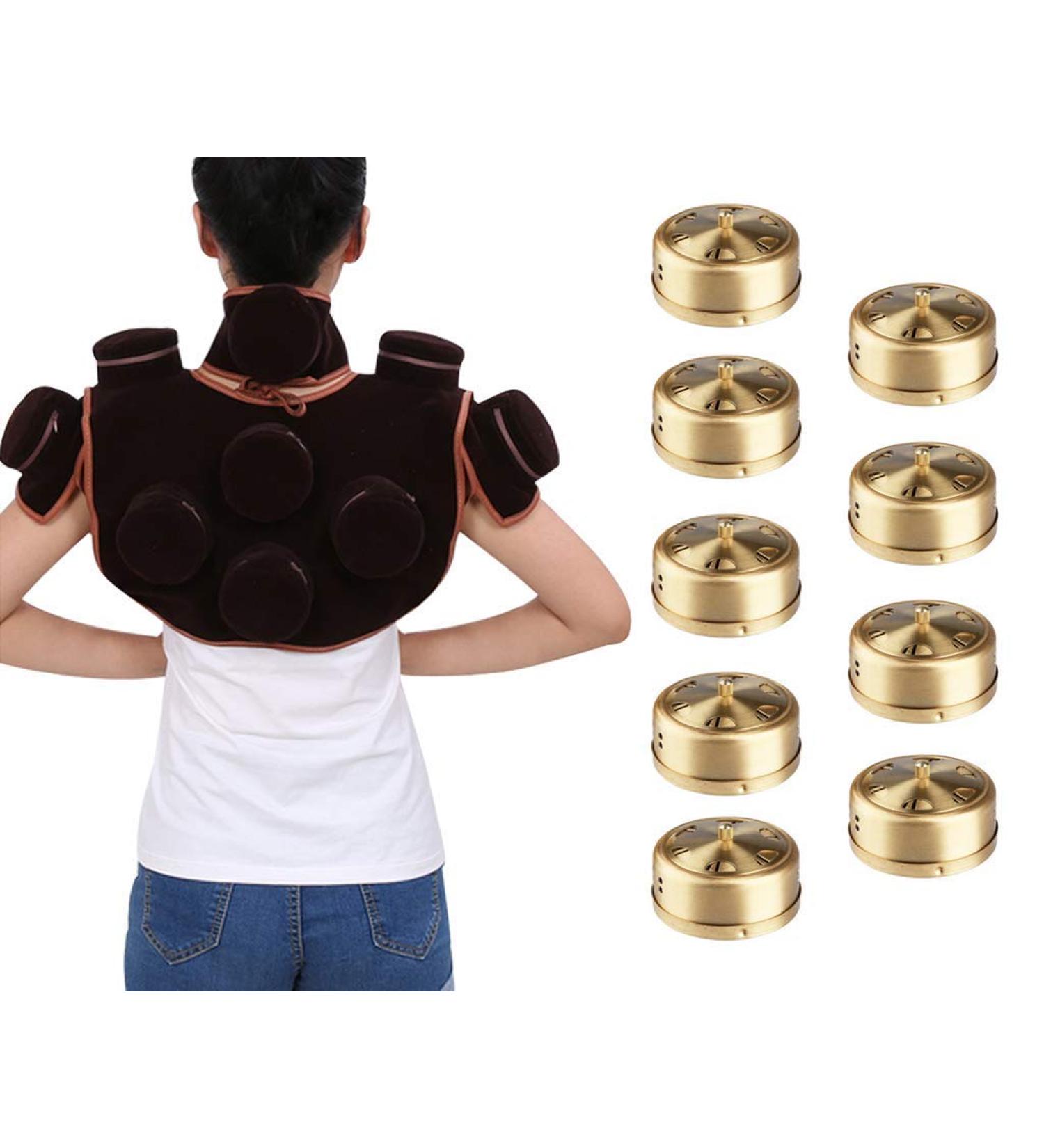 Moxibustion Box Moxa Burner Box Set - Acupuncture Moxa Box Moxibustion Burner Holder Box with 9 Boxes and Carry On Band for Neck Shoulder Acupuncture Point Pain Relive/NO Moxa Cone (B) - Buy Online on GoSupps.com