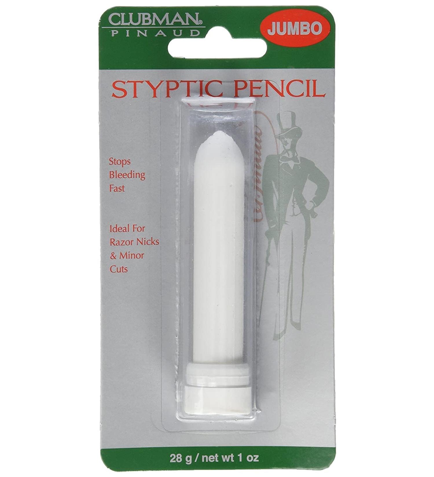 Clubman Styptic Pencil Jumbo 1oz (3 Pack) - Fast-Acting Skin Care Treatment - Buy Online on GoSupps.com