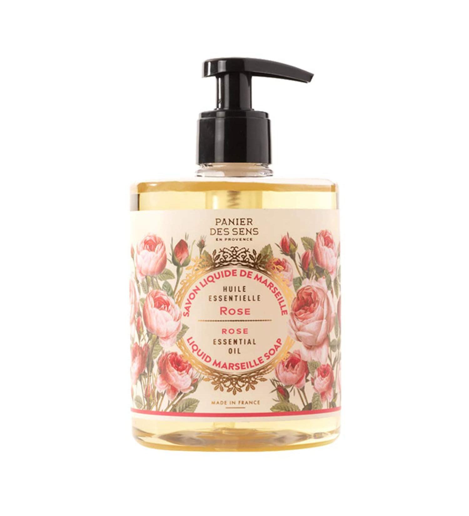 Panier des Sens Rose Foaming Marseille Soap Hand Wash 16.9 Fl.oz - Made in France - Buy Online on GoSupps.com