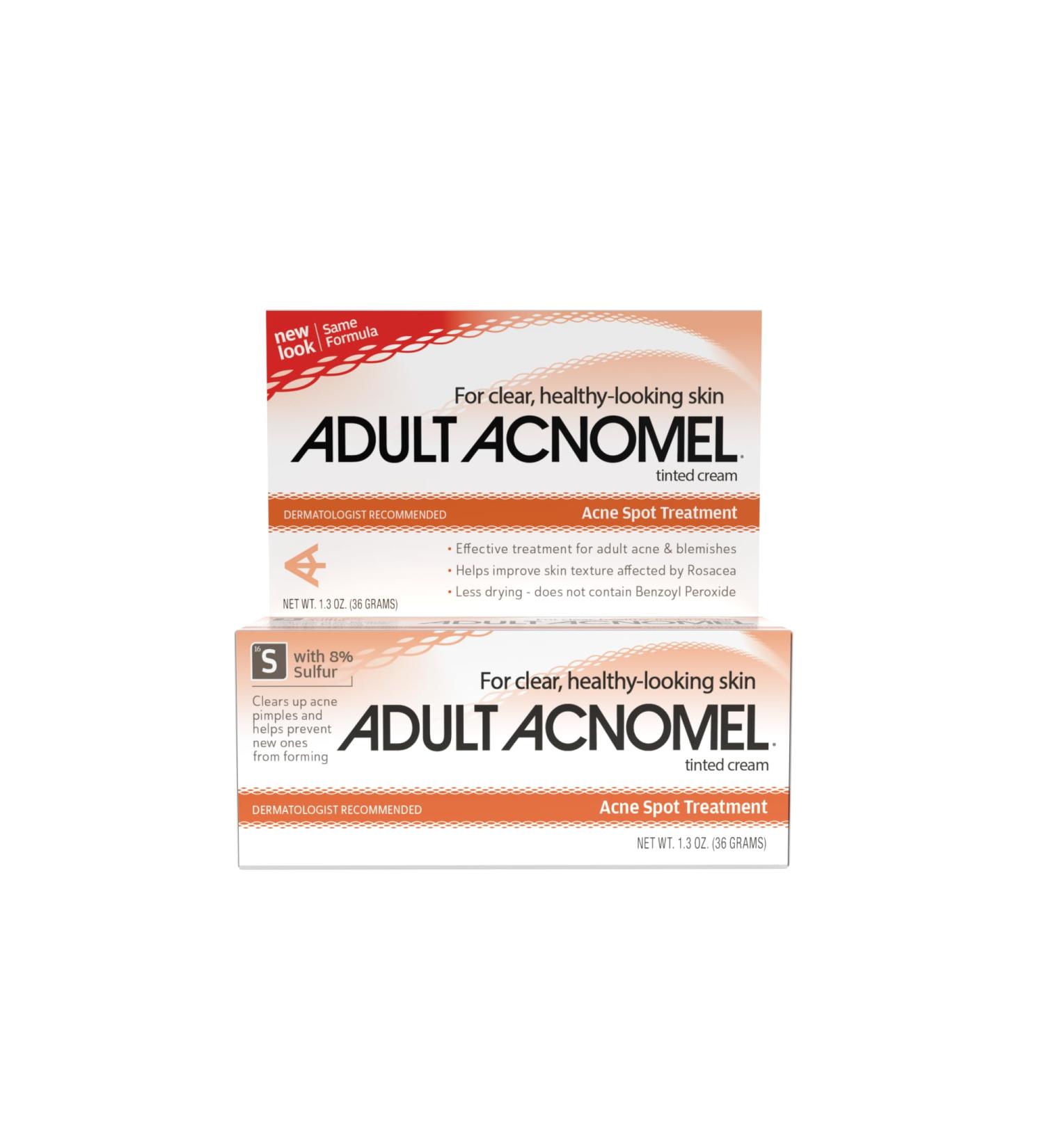Adult Acnomel Acne Medication Cream 1.3oz - Fast-Acting Acne Treatment for Clear Skin - Buy Online on GoSupps.com
