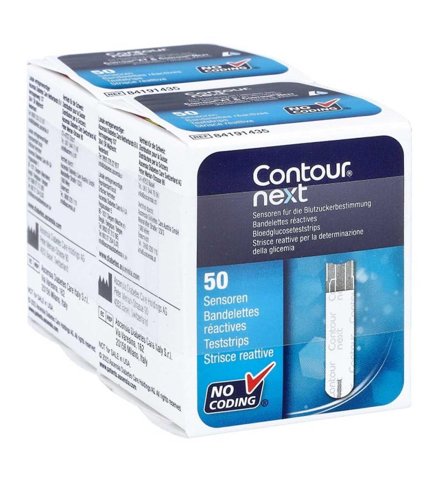 Buy CONTOUR Next Sensors Test Strips - 100 pcs | Fast International Shipping & Accurate Blood Glucose Monitoring - Buy Online on GoSupps.com