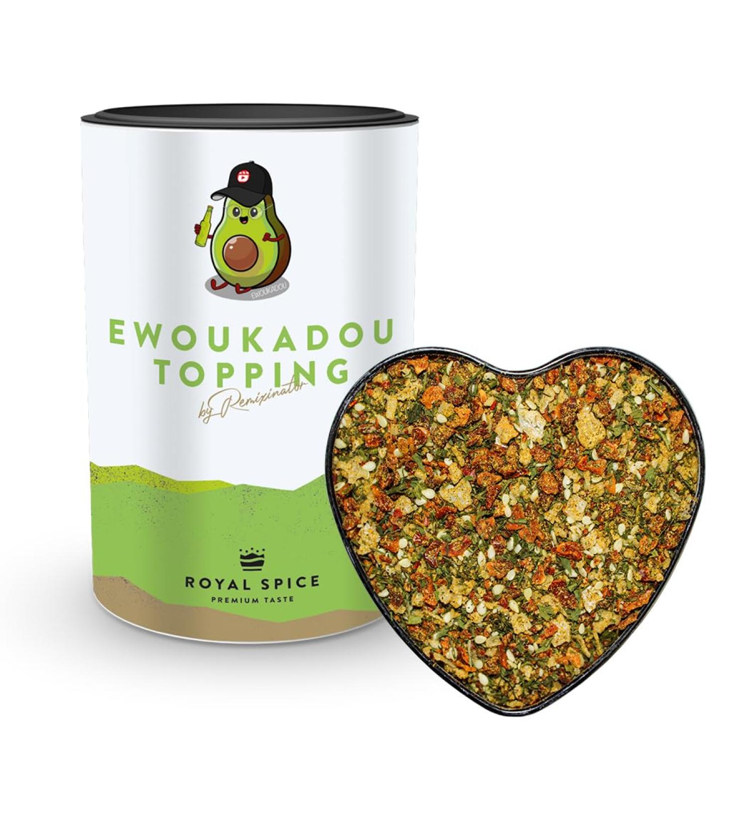  ROYAL SPICE Royal Spice Ewoukadou Topping by Remixinator 100g More than just an avocado topping with crunchy salt flakes  - Buy Online on GoSupps.com