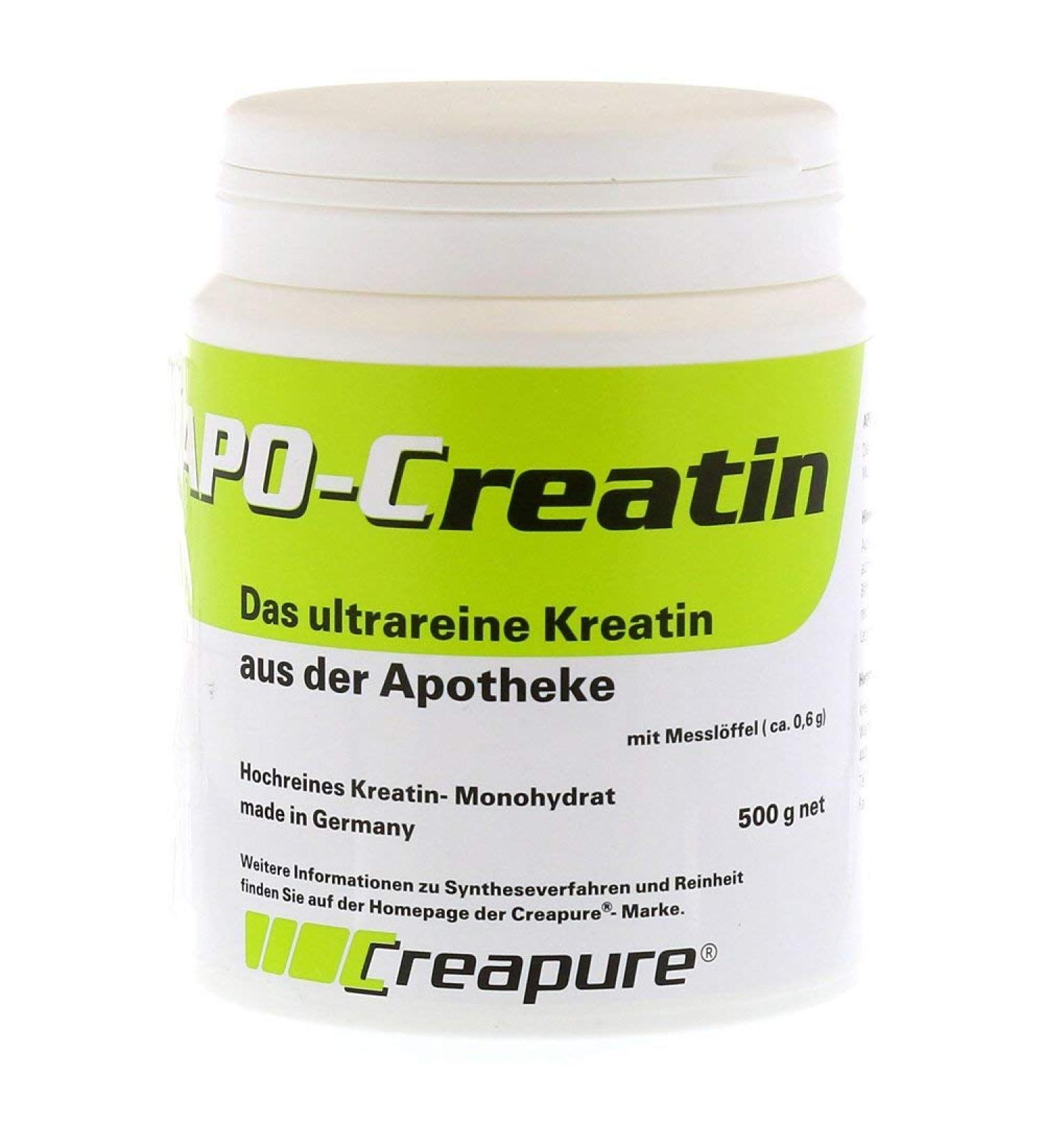 APO Creatine Powder 500g | Pure Creapure Creatine Monohydrate for Muscle Growth & Strength | Ideal for Fitness & Bodybuilding - Buy Online on GoSupps.com