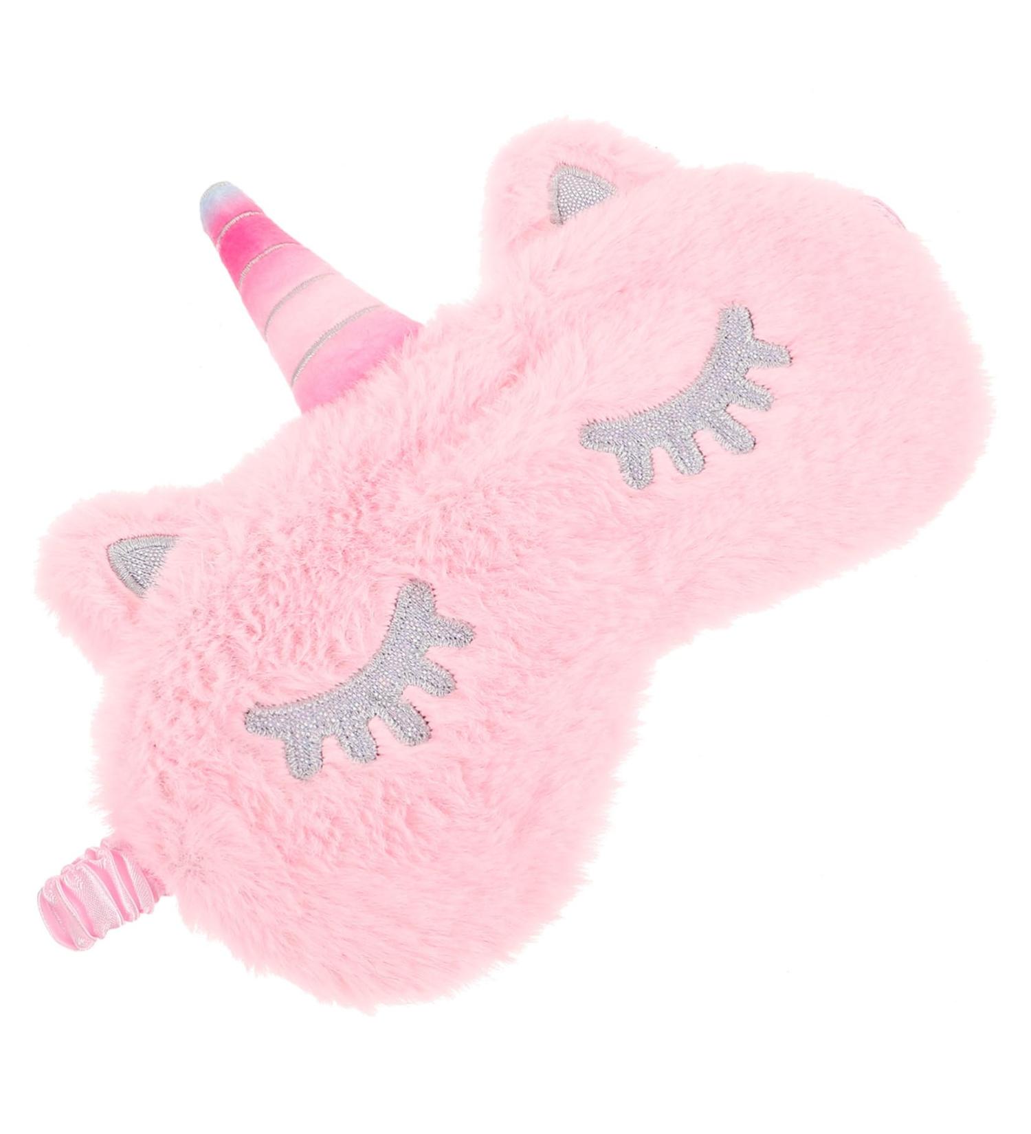 Beaupretty Pink Night Blindfold & Sleep Eye Mask Soft Animal Design for Kids & Adults Perfect for Sleep Travel & Parties 1 Count - Buy Online on GoSupps.com
