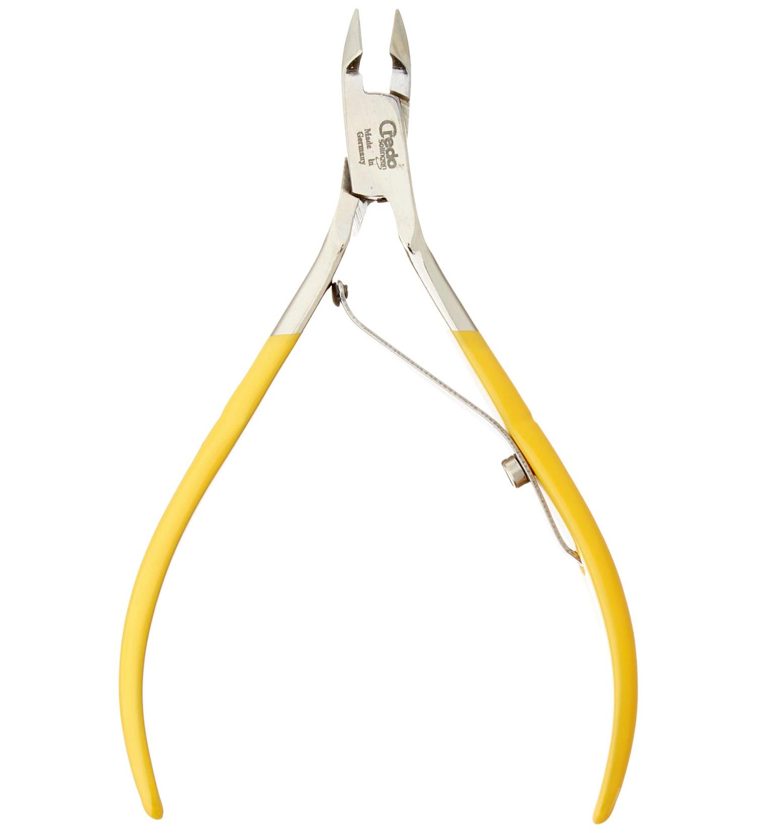CREDO Skin Nippers 10 cm - Nickel-Plated Yellow | High-Quality Nail Care Tool for International Shipping - Buy Online on GoSupps.com