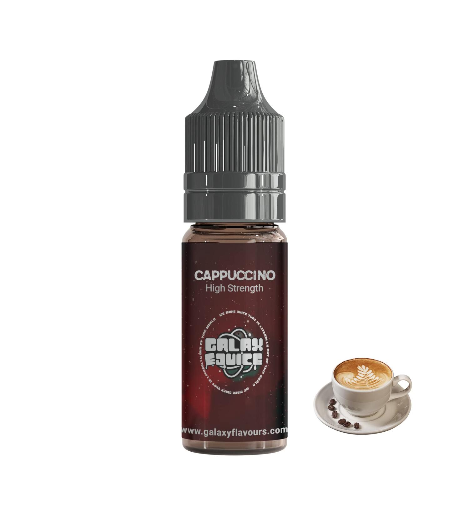 Galaxy Food Flavours: Cappuccino High Strength Flavouring - 10ml Bottle | 230+ Flavours - Buy Online on GoSupps.com