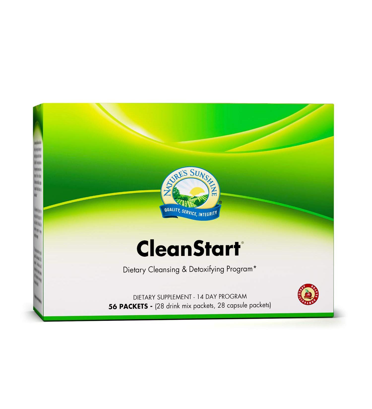 Nature's Sunshine CleanStart Apple Cinnamon - 14 Day Full Body Detox for Energy & Weight Loss | Shop Now - Buy Online on GoSupps.com