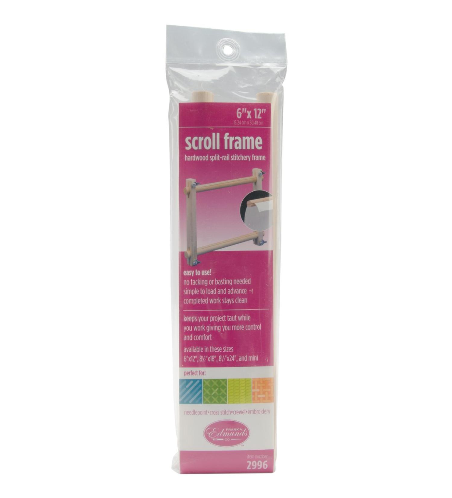 Edmunds Frank A Split Rail Scroll Frame 6X12 - Beige | Quality Stitching Accessory - Buy Online on GoSupps.com