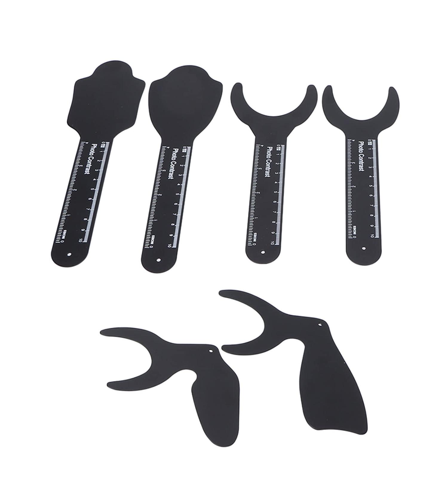 6-Piece Metal Dental Background Photo Contrast Board Set - Intraoral Photography Accessories for Stunning Oral Images - Buy Online on GoSupps.com