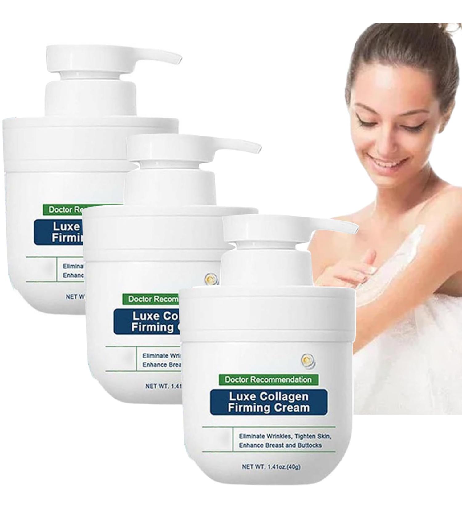 Awzlove Luxery Collagen Firming Cream Professional Collagen Body Lotion Advanced Retinol Collagen Cream Anti-Aging Moisturizing Cream Anti Wrinkles Body Moisturizer for Women & Men (3) - Buy Online on GoSupps.com