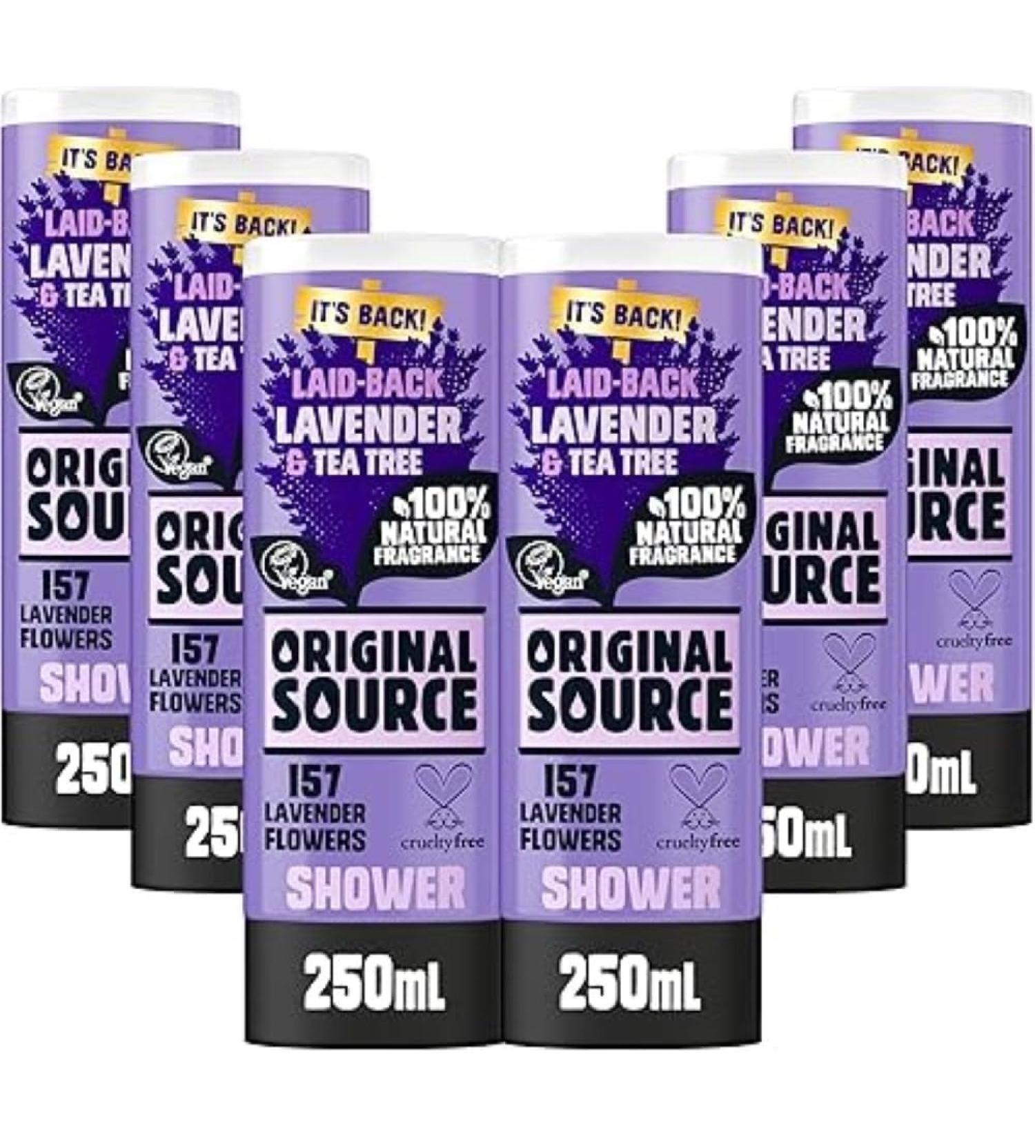 Huieter Lavender Shower Gel 6x250 ml - Buy Online on GoSupps.com