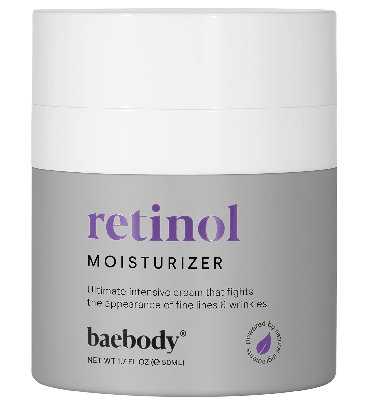 Baebody Retinol Moisturizer 1.7 oz - Anti-Aging Skincare for Youthful Skin - Buy Online on GoSupps.com