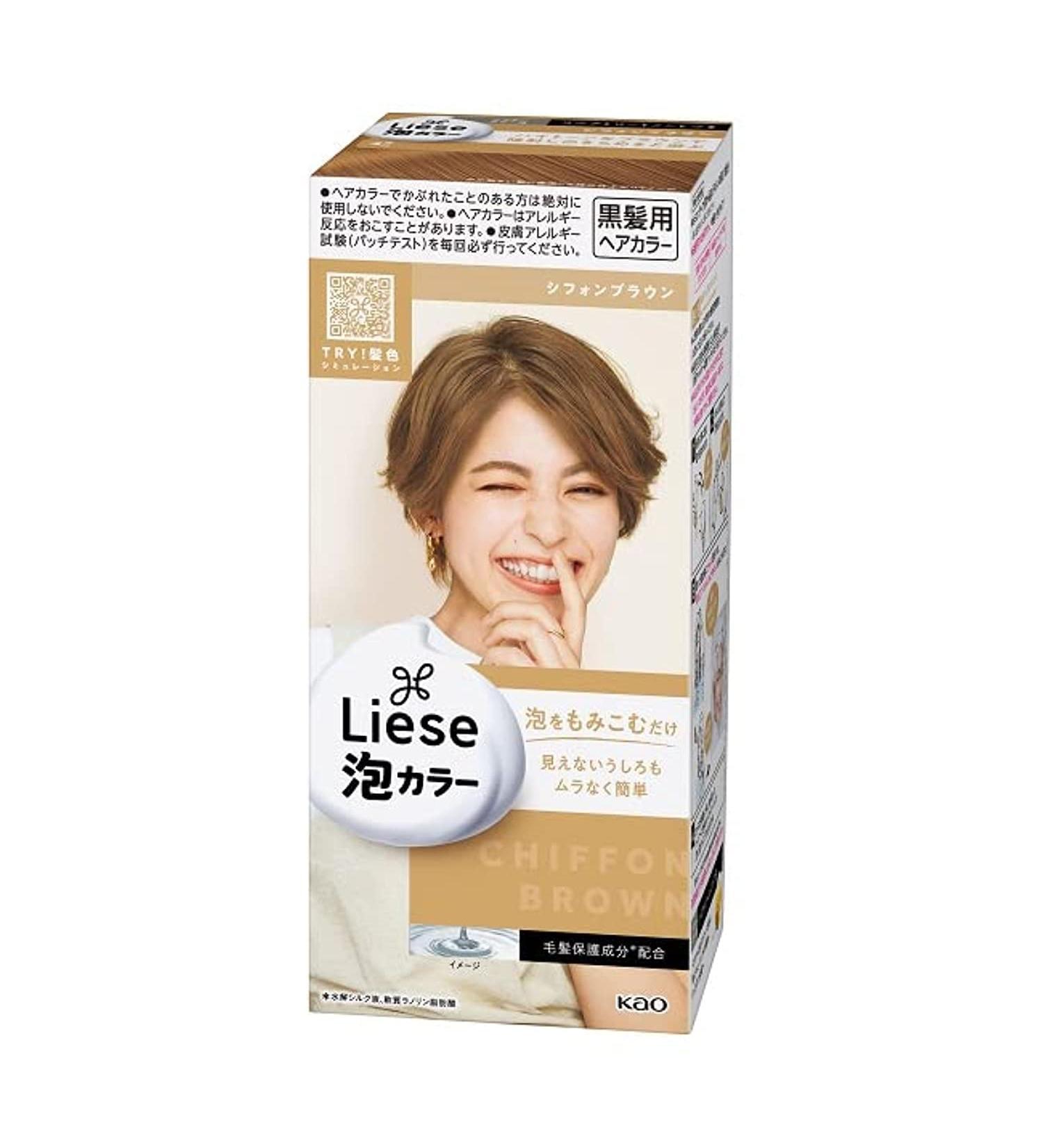 Liese Kao Bubble Hair Colour Prettia - Chiffon Brown - Buy Online on GoSupps.com