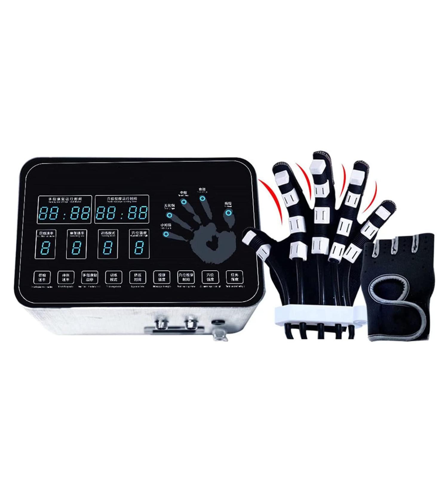 ZZBB Rehabilitation Robot Gloves Minimize Spasticity Stroke Hand Splint Assistive Gloves Hand Stroke Hemiplegia Rehabilitation Training Equipment right X-Large