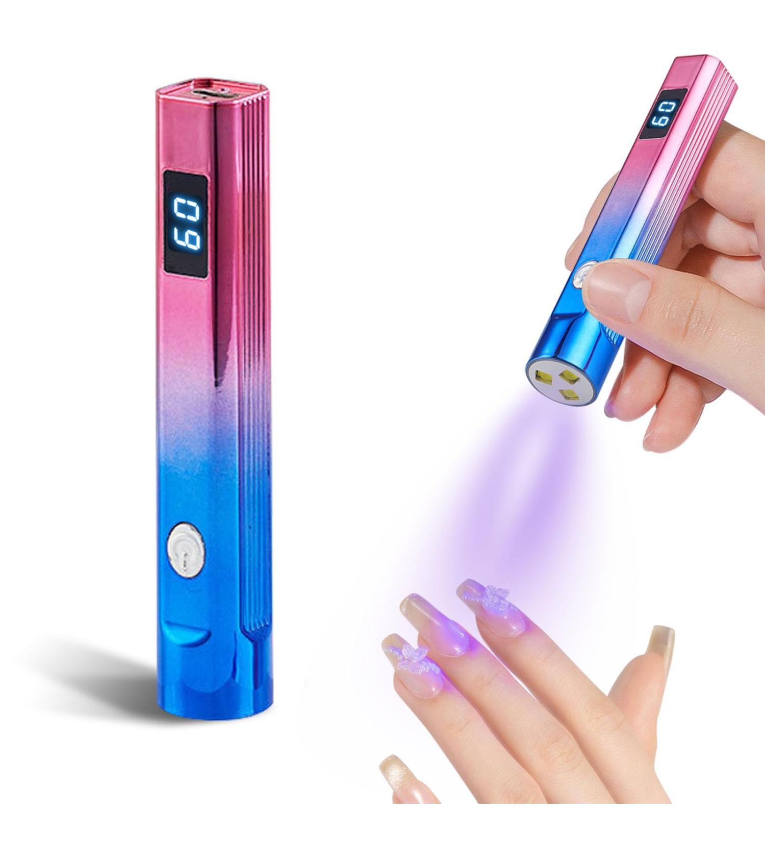 UV Nail Lamp Handheld UV Lamps for Gel Nails with Display Screen USB Rechargeable Led Mini Nail Lamp Nail Lamp with 3 Timers for Fast Drying - Buy Online on GoSupps.com