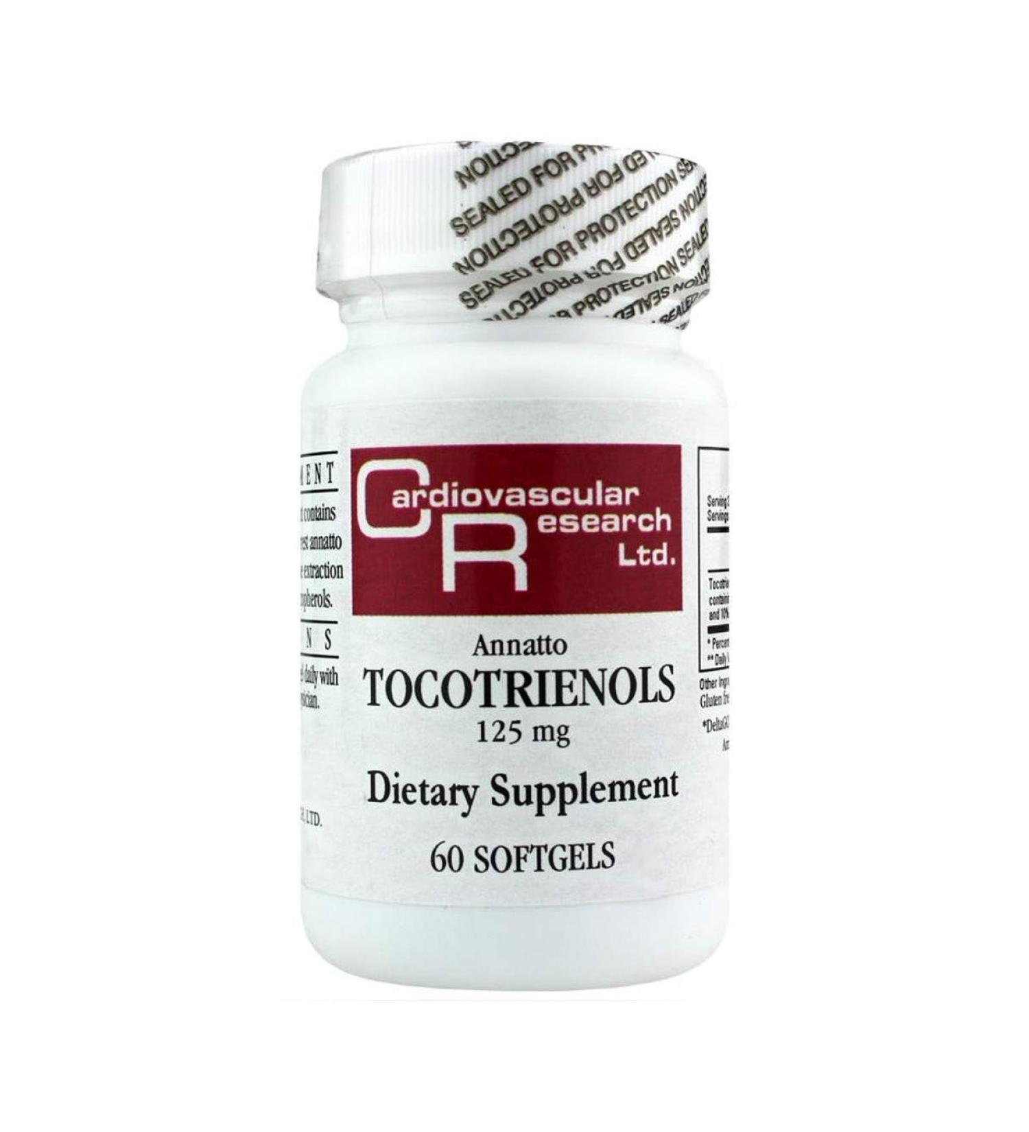 Cardiovascular Research Annatto Tocotrienols 125 Mg White 60 Count TOCOTRI