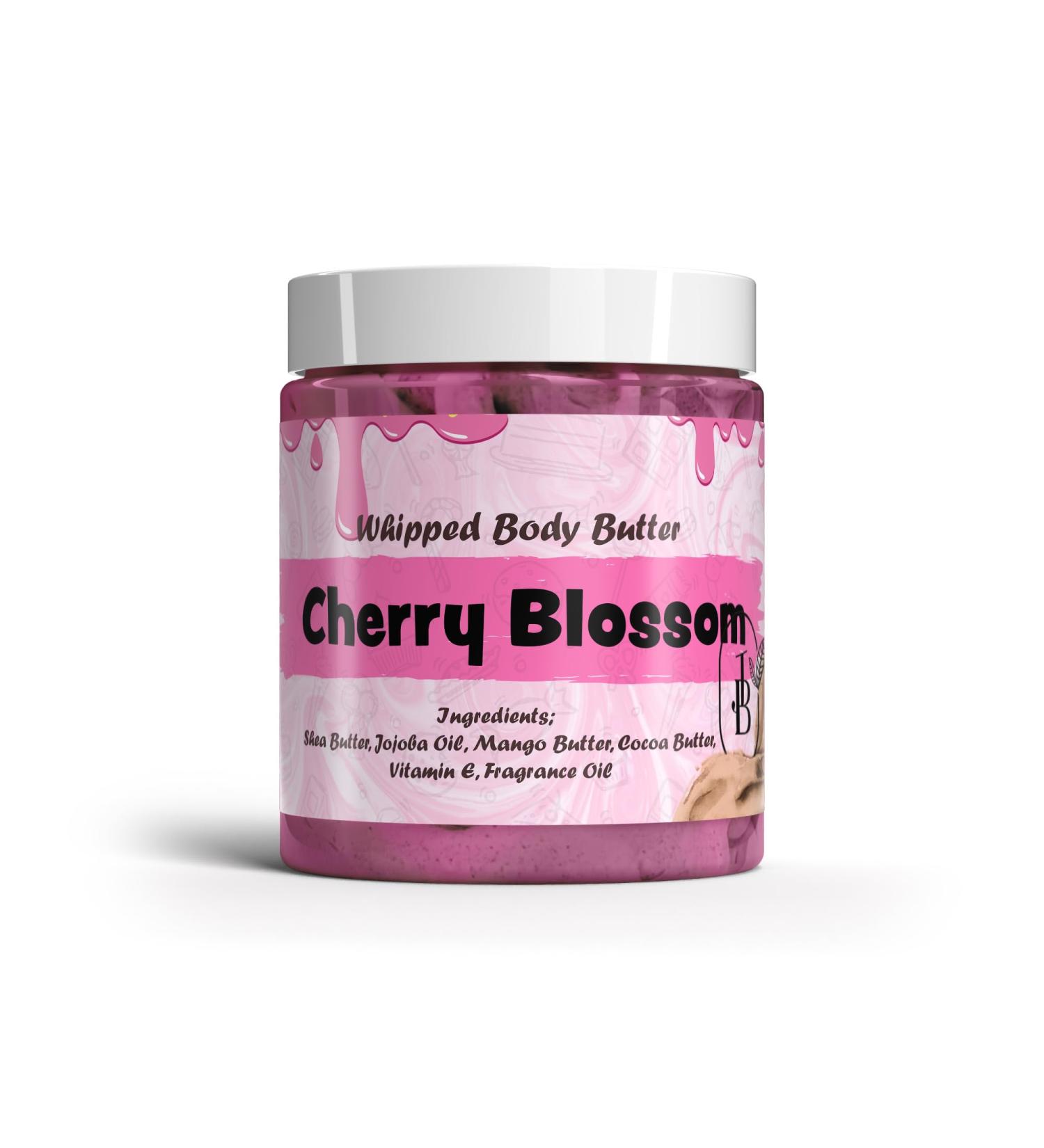 Jersey Botanical - Cherry Blossom Whipped Body Butter 8oz. With Shea Butter Mango Butter Cocoa Butter Creamy Natural Smooth Long-lasting Intense Moisturizer - Buy Online on GoSupps.com