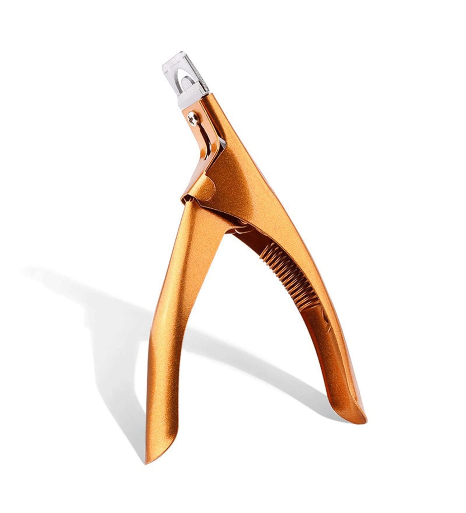 HCHGJKN Nail Clippers Manicure Phototherapy Nail U-shaped One-word Manicure Tool Crystal Fake Nail Nail Piece Tool(Gold) - Buy Online on GoSupps.com