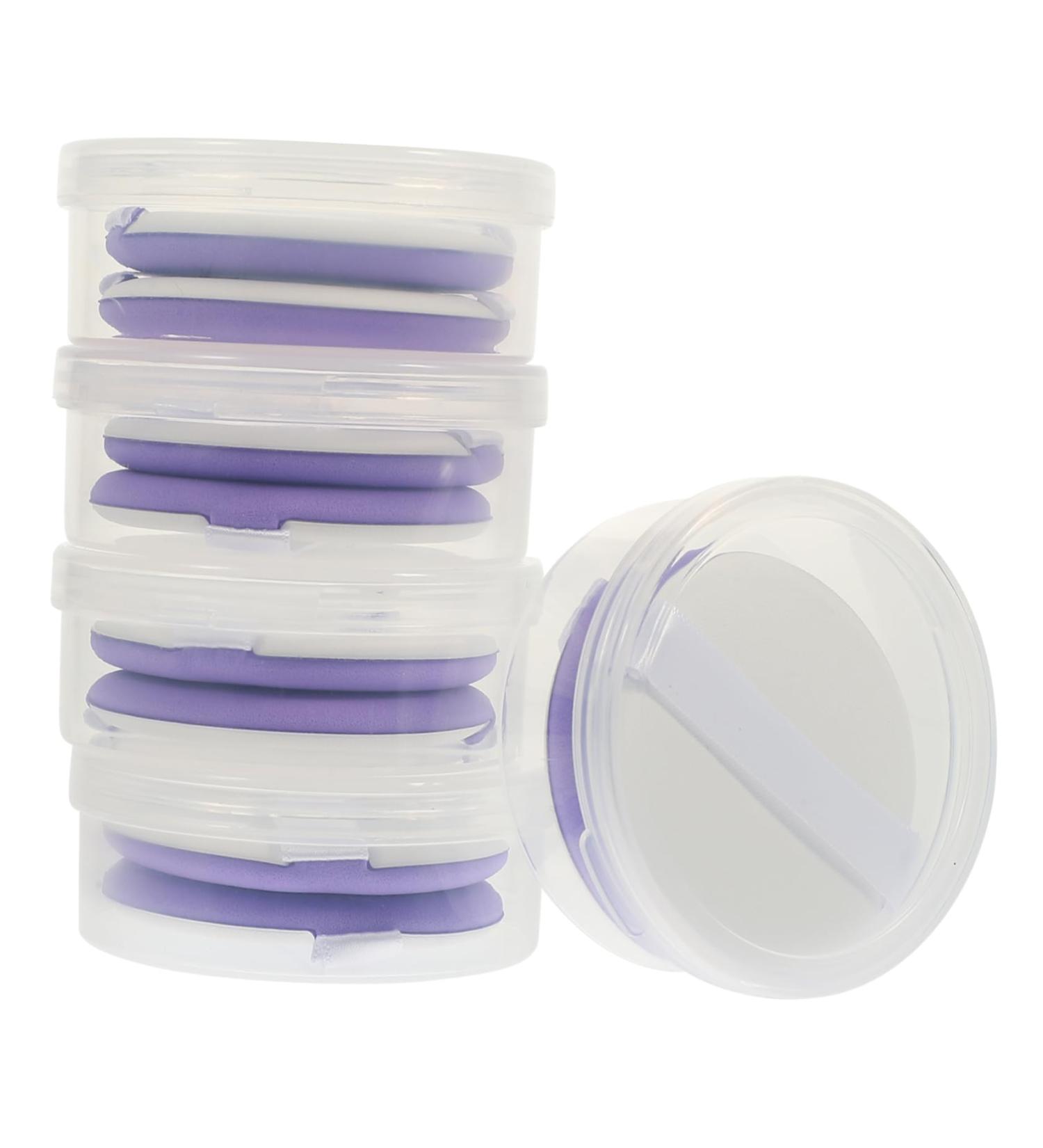 Ipetboom Face Powder Puff 5 Sets Puff Triangle Powder Puff Foundation Puffs Cushion Foundation Makeup Powder Puff Powder Puffs for Women Miss Wet Puff Purple Hydrophilic Non-latex Sponge - Buy Online on GoSupps.com