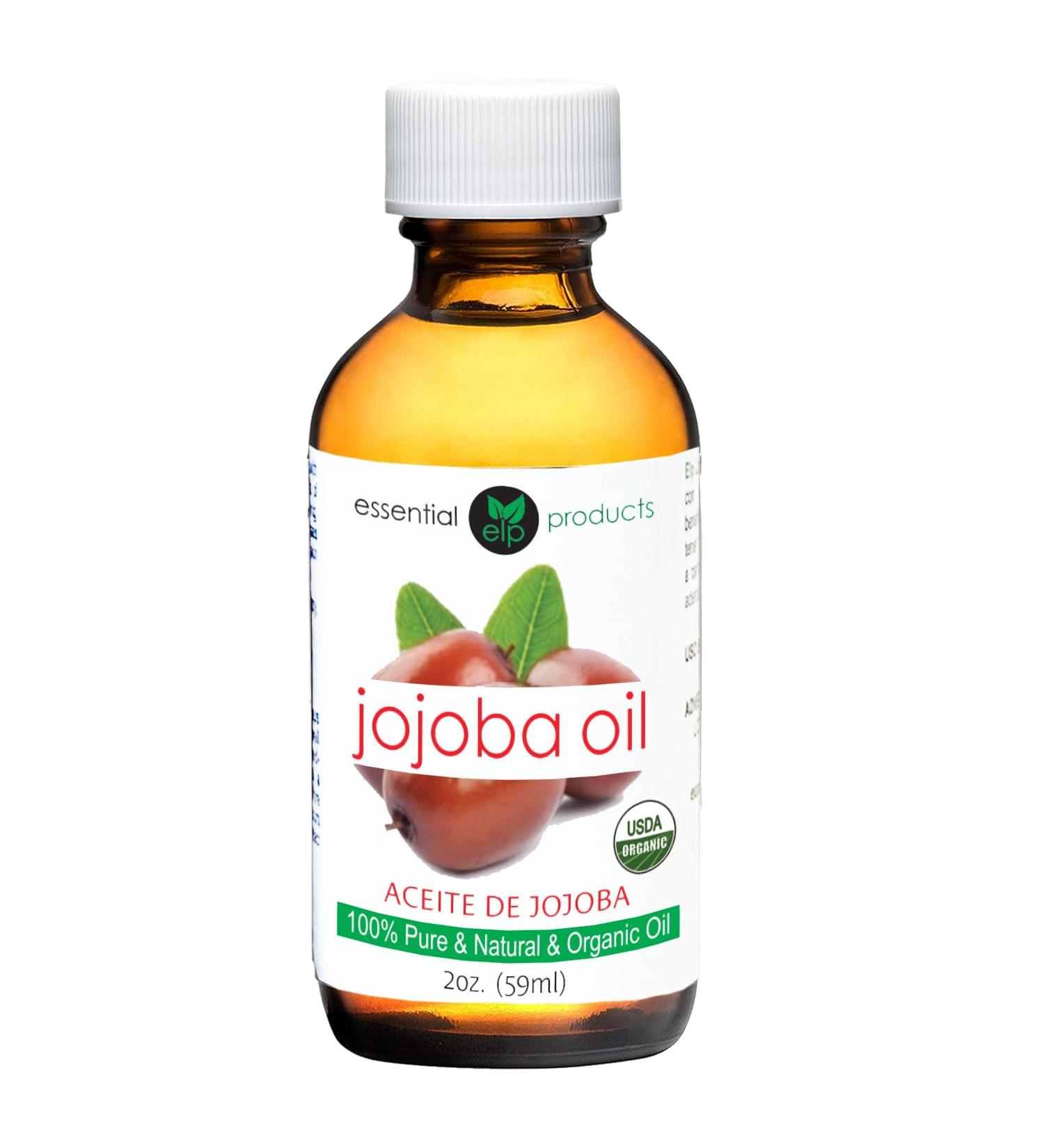 ELP Pure Jojoba Oil 2oz - 100% Pure & Natural | Best for Skin & Hair - International Shipping Available - Buy Online on GoSupps.com