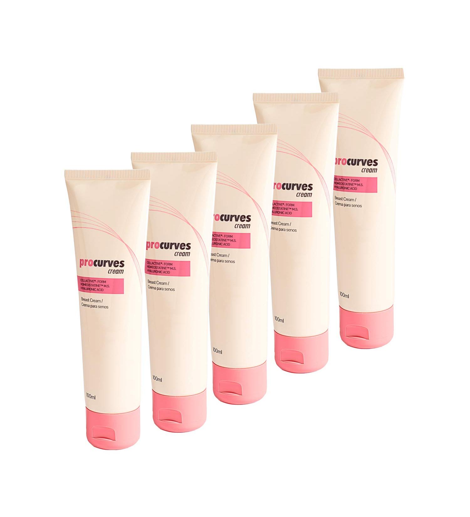 Buy 5 Procurves Cream - Natural Breast Enlargement Cream for Effective Results | International Shipping Available - Buy Online on GoSupps.com