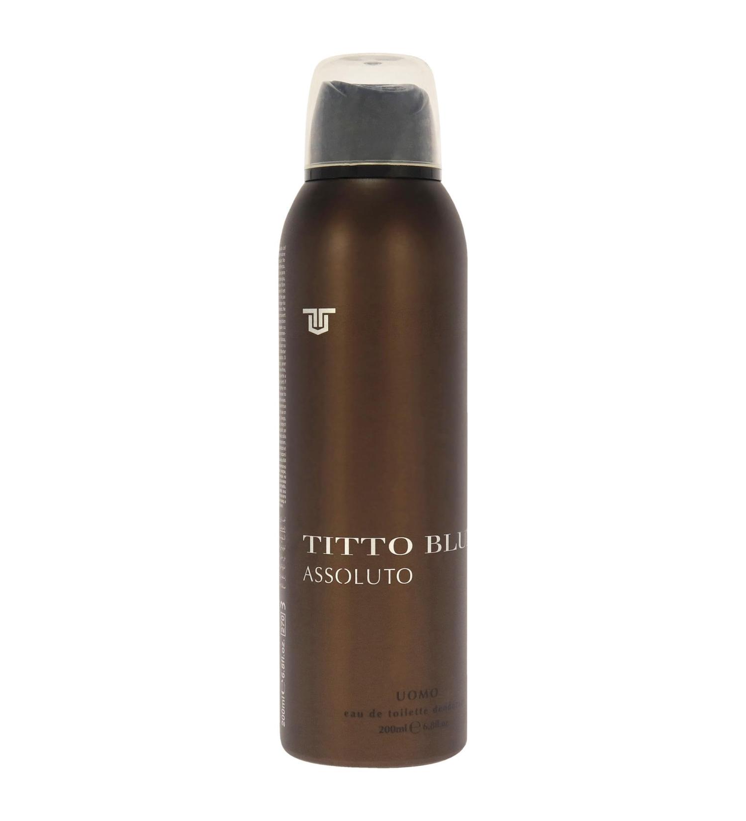 Assoluto Uomo Deodorant Spray for Men 6.80 Ounce