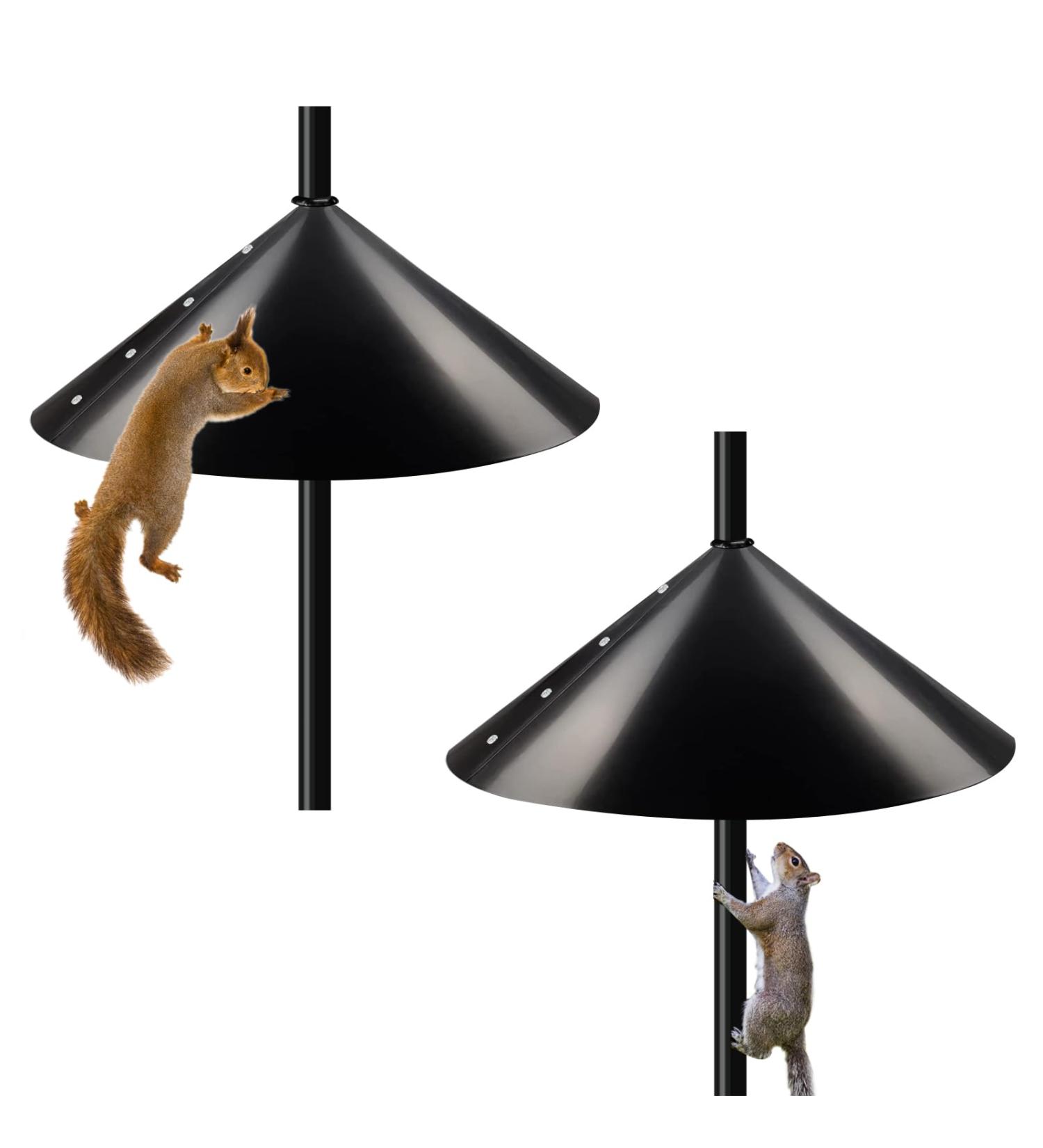 Wensdr 2 Packs Extra Large Squirrel Baffle for Bird Feeder Pole 18 Inches Outside Squirrel Guard Pole Mount Stopper Squirrel Snake Stopper - Buy Online on GoSupps.com