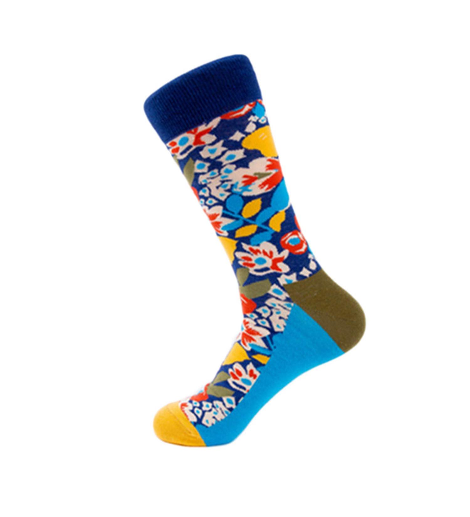 Jier Fun Colorful Cotton Socks - Men's & Unisex Sports Crew Socks | Multicolored Leisure & Business Socks for All Occasions - Buy Online on GoSupps.com
