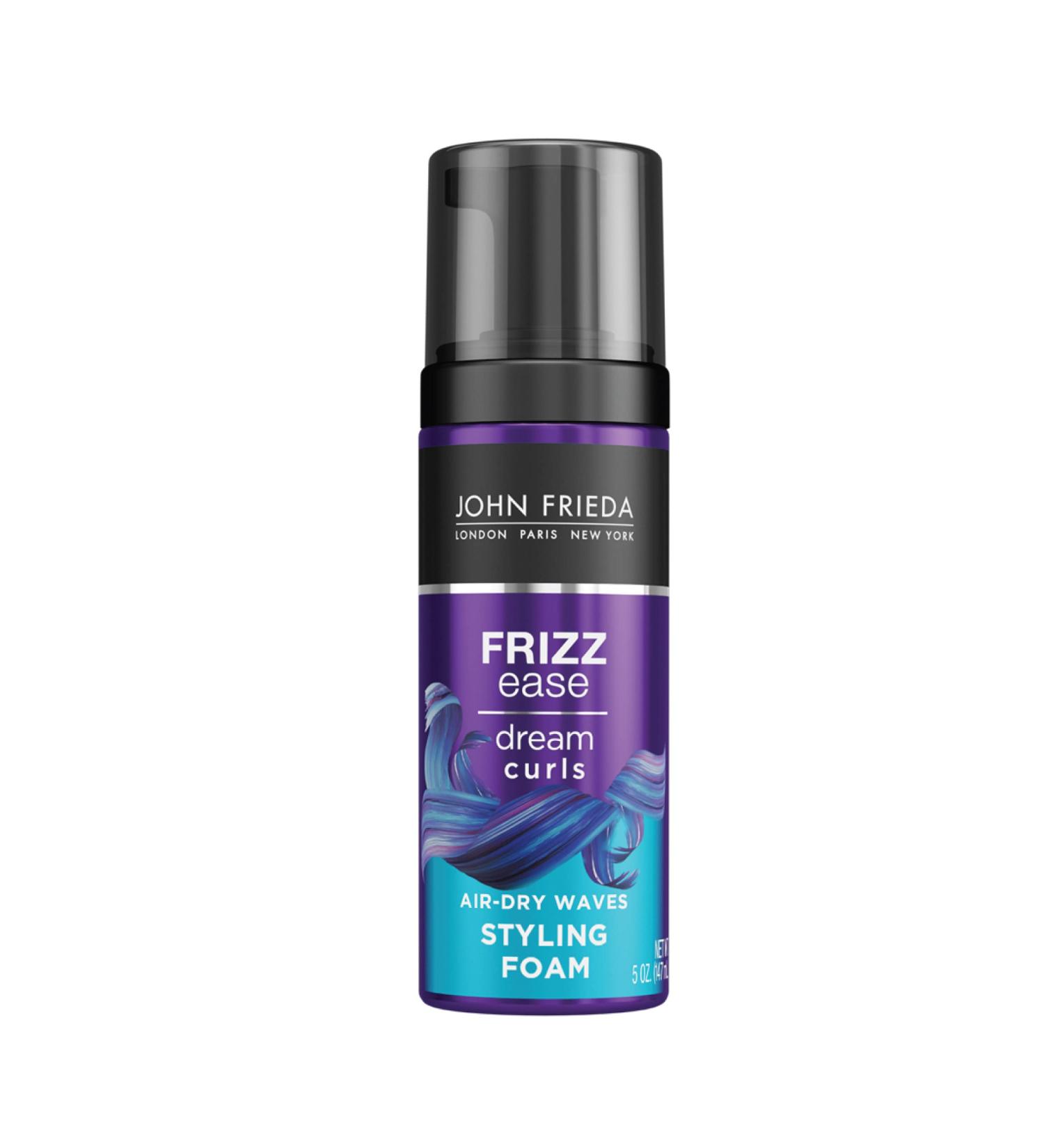 Frizz Ease Dream Curls Air Dry Waves Styling Foam - 5 oz | Curl Defining Frizz Control for Curly & Wavy Hair - Buy Online on GoSupps.com