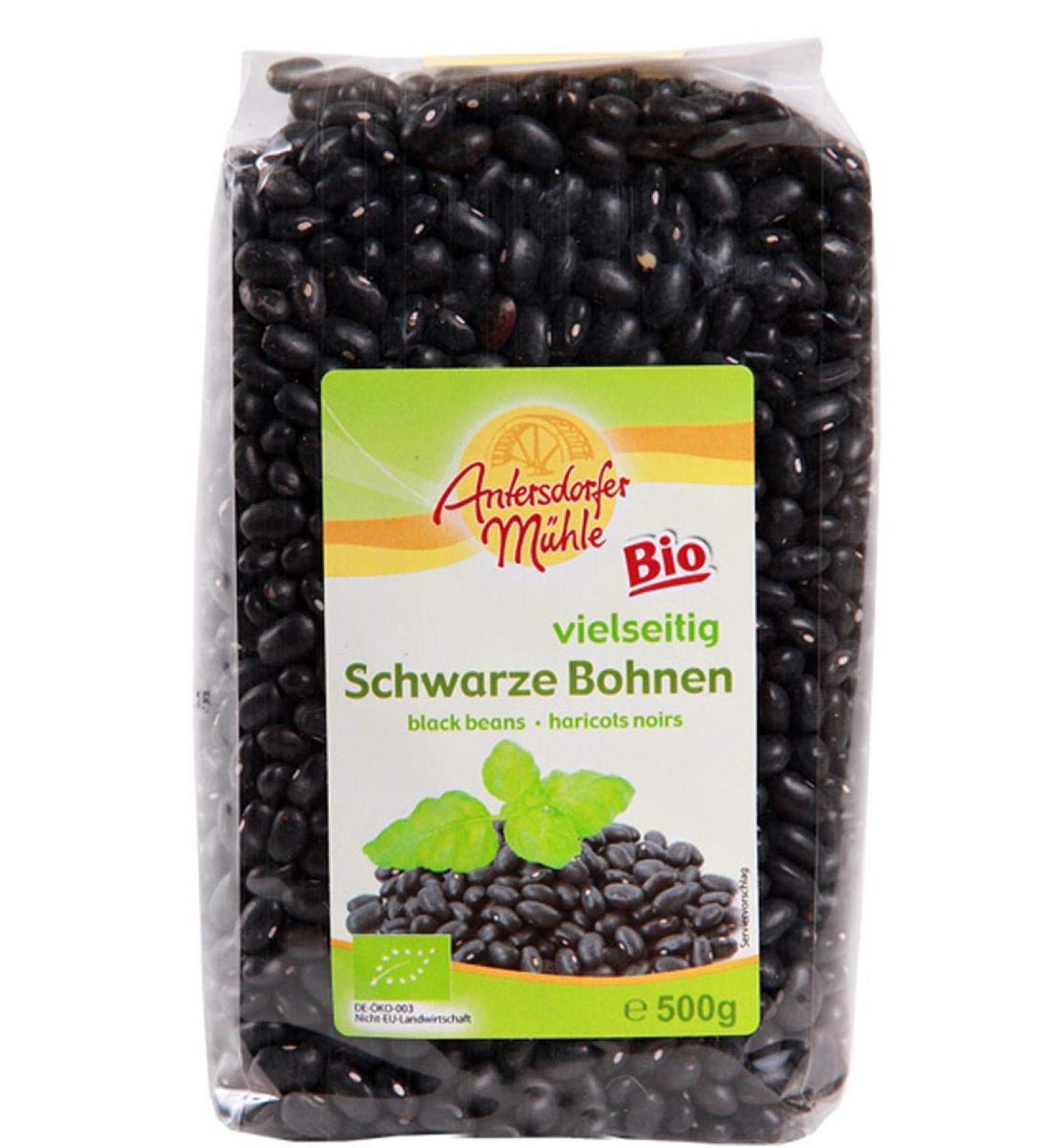 Buy Organic Black Beans - Antersdorfer M hle - Versatile & DE- KO-003 Certified - 500g Bag - International Shipping Available - Buy Online on GoSupps.com
