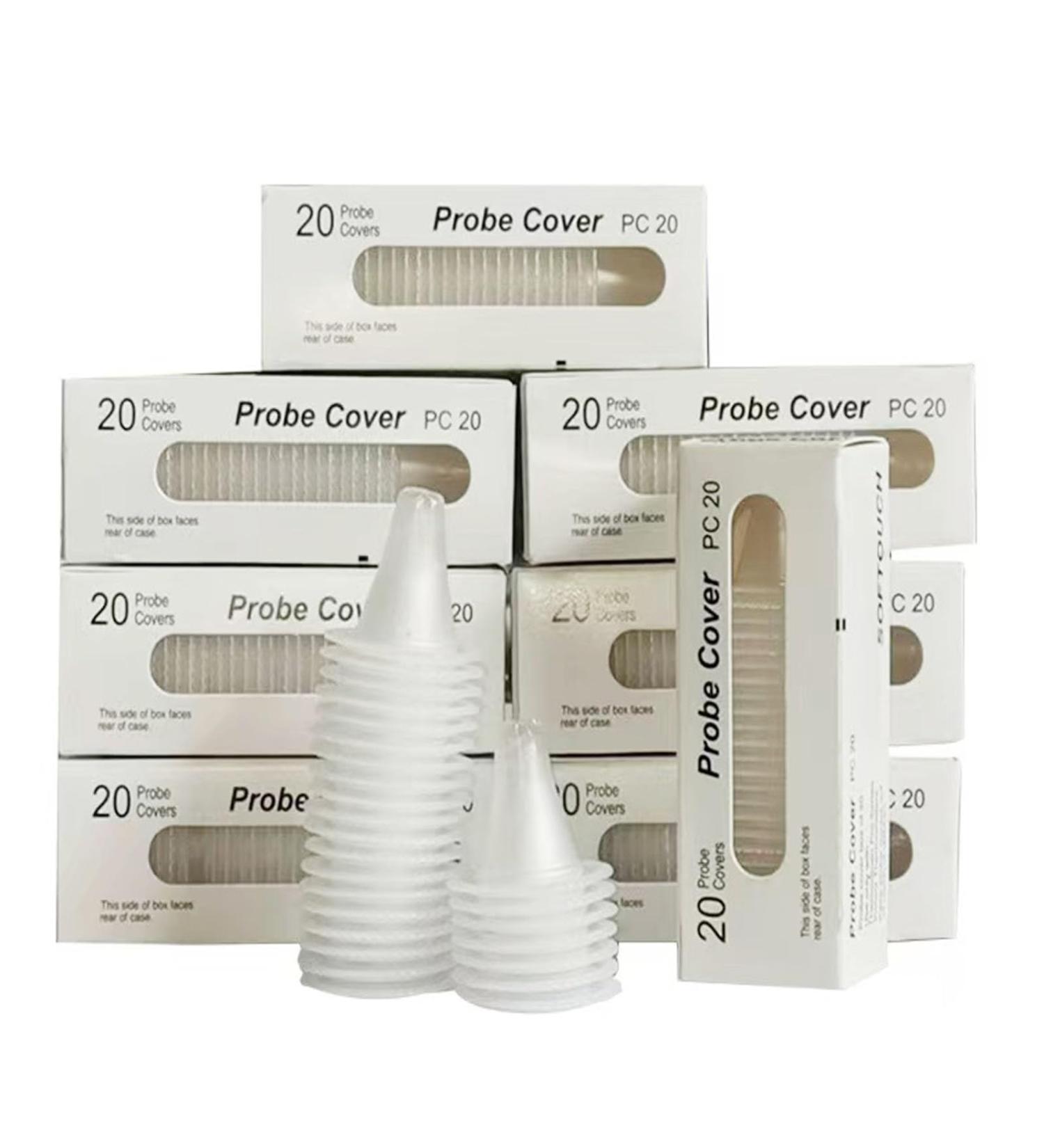 100pcs Ear Thermometer Probe Covers - Refill Lens Filters for All Braun Digital Thermometers - Disposable Thermometer Covers - Buy Online on GoSupps.com