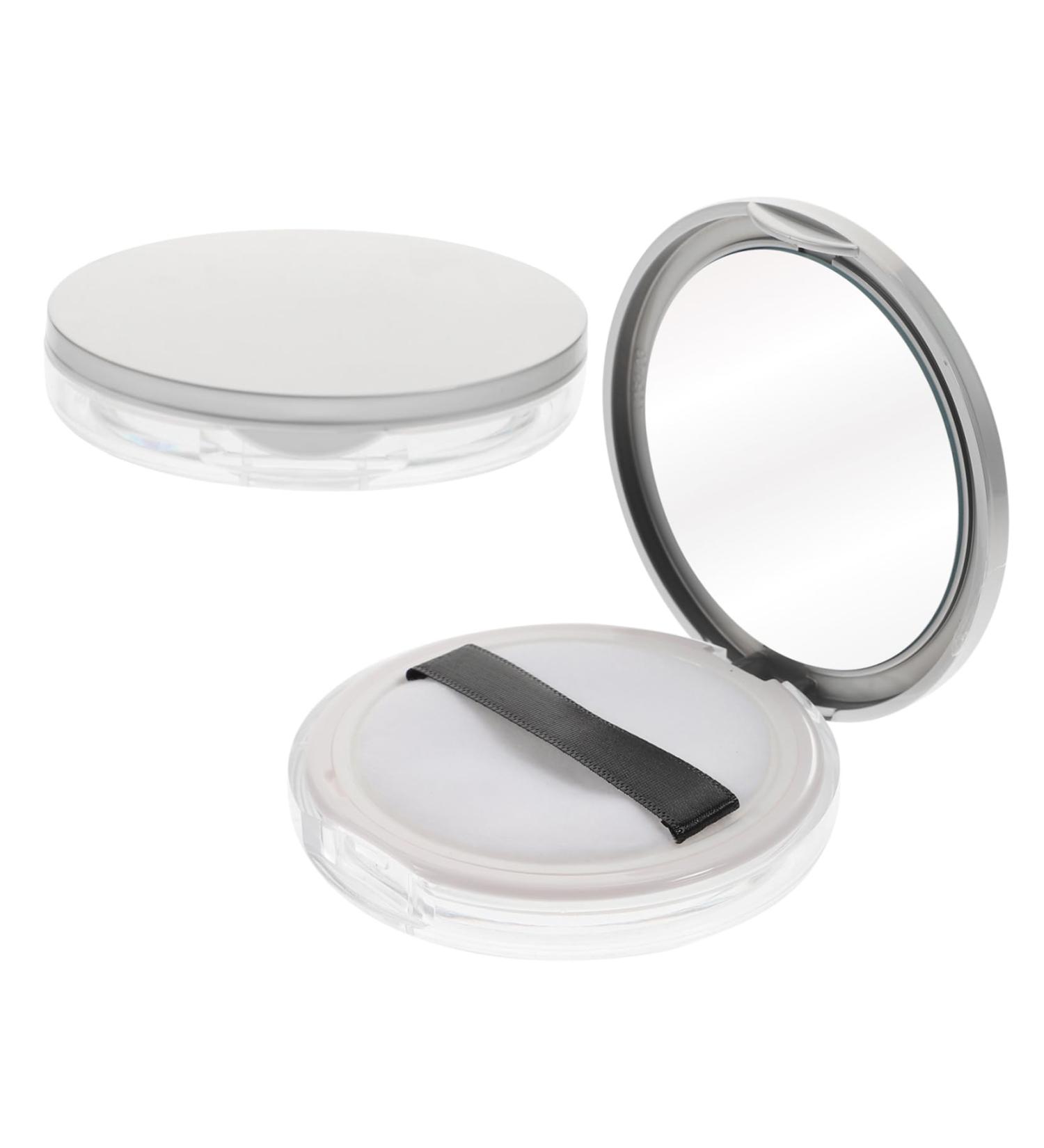  Angoily Angoily 6 Pieces Empty Powder Box Empty Loose Powder Container Makeup Container Kits Container with Puff Travel Powder Box Powder Puff Box Loose Powder Compact Container Colorful - Buy Online on GoSupps.com