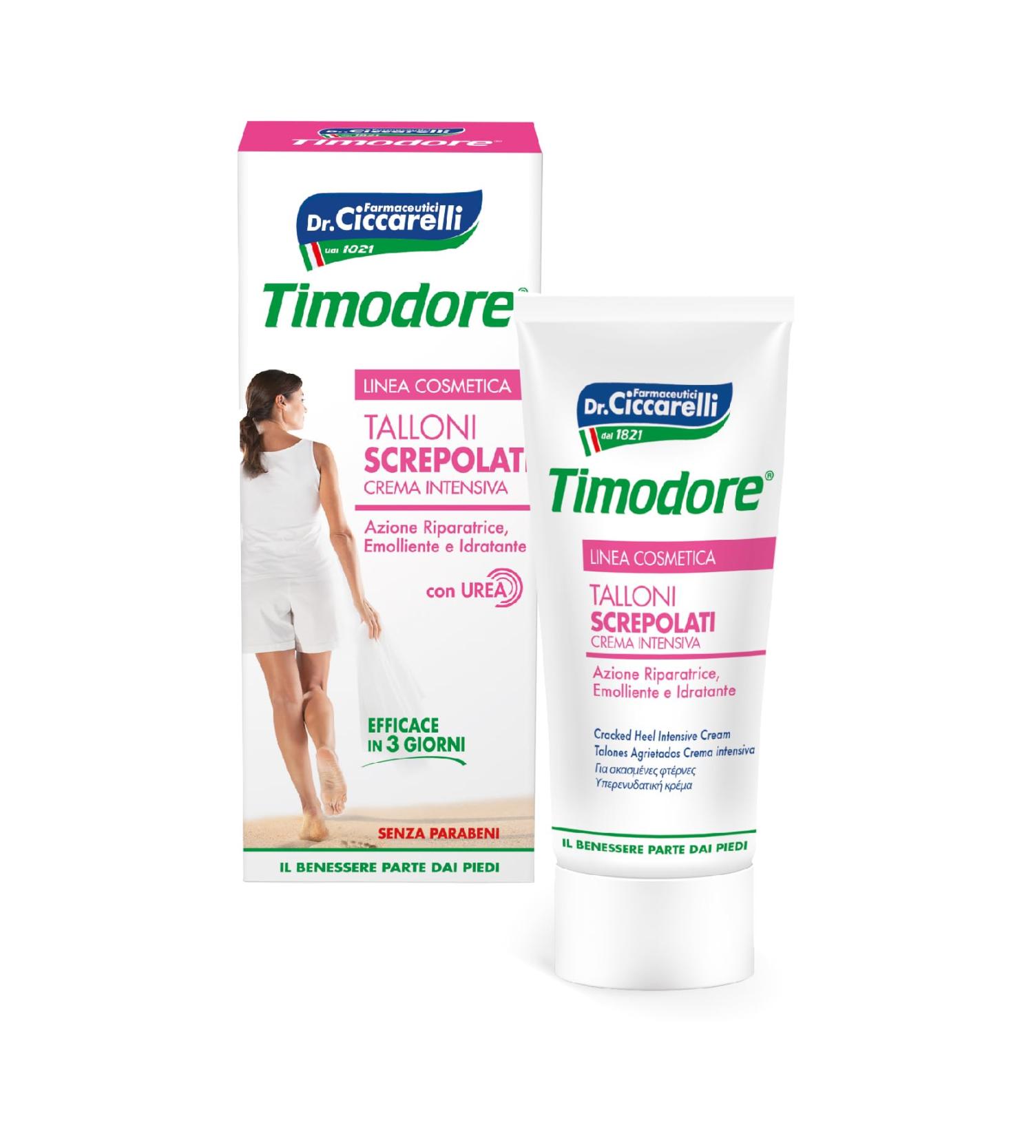 Timodore Intensive Heel Cream - Repair Nourish & Moisturize Dry Heels | Made in Italy | 75ml Dermatologically Tested - Buy Online on GoSupps.com