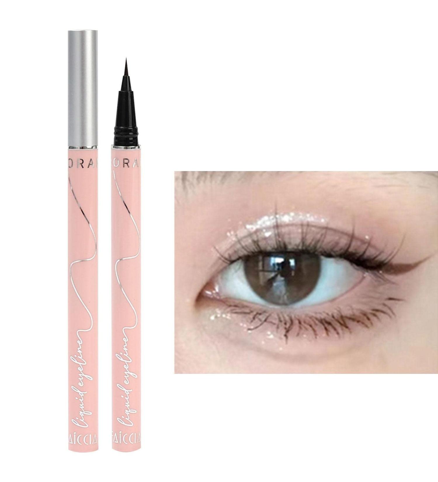 Waterproof Liquid Eyeliner | Waterproof Eye Liner - Women Precision Brush Tip Glides On Easily To Create Any Look Gel Pigments With 24-Hour Wear Lambo 03#soft Mist Milk Tea Brown - Buy Online on GoSupps.com