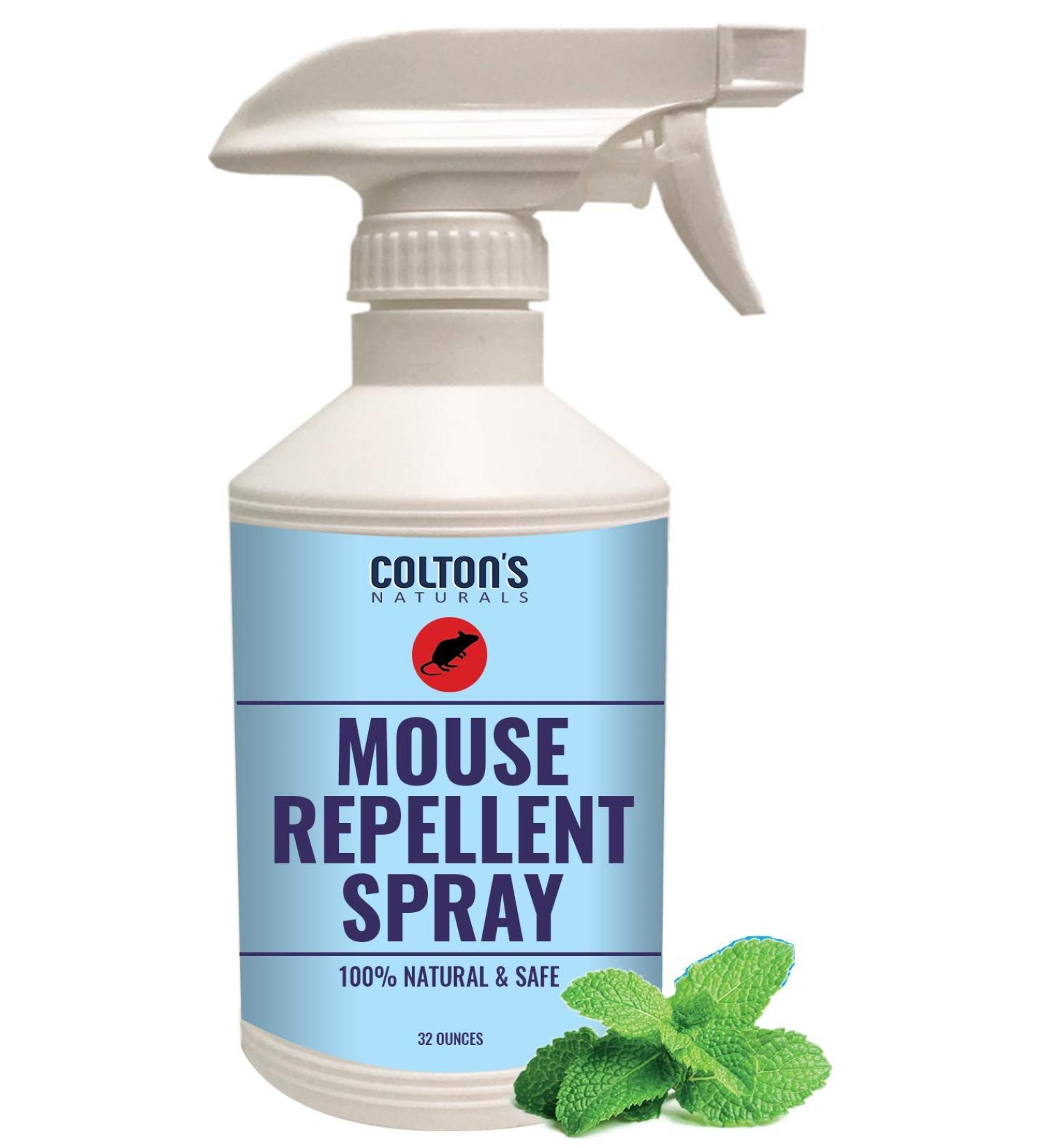 Coltons Naturals 32oz Mouse Repellent Spray - 100% Natural Peppermint Oil Rodent Deterrent - Safe Alternative to Mouse Traps - Buy Online on GoSupps.com
