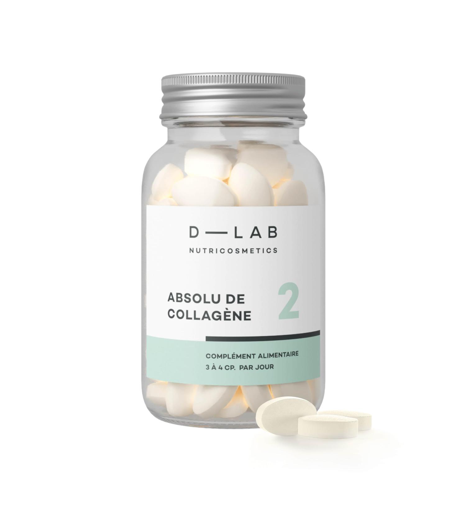 D-LAB Absolute Marine Collagen | 1 Month Anti-Aging Food Supplement | Visibly Reduces Wrinkles Firms and Smoothes Skin Stimulates Natural Collagen Production - Buy Online on GoSupps.com