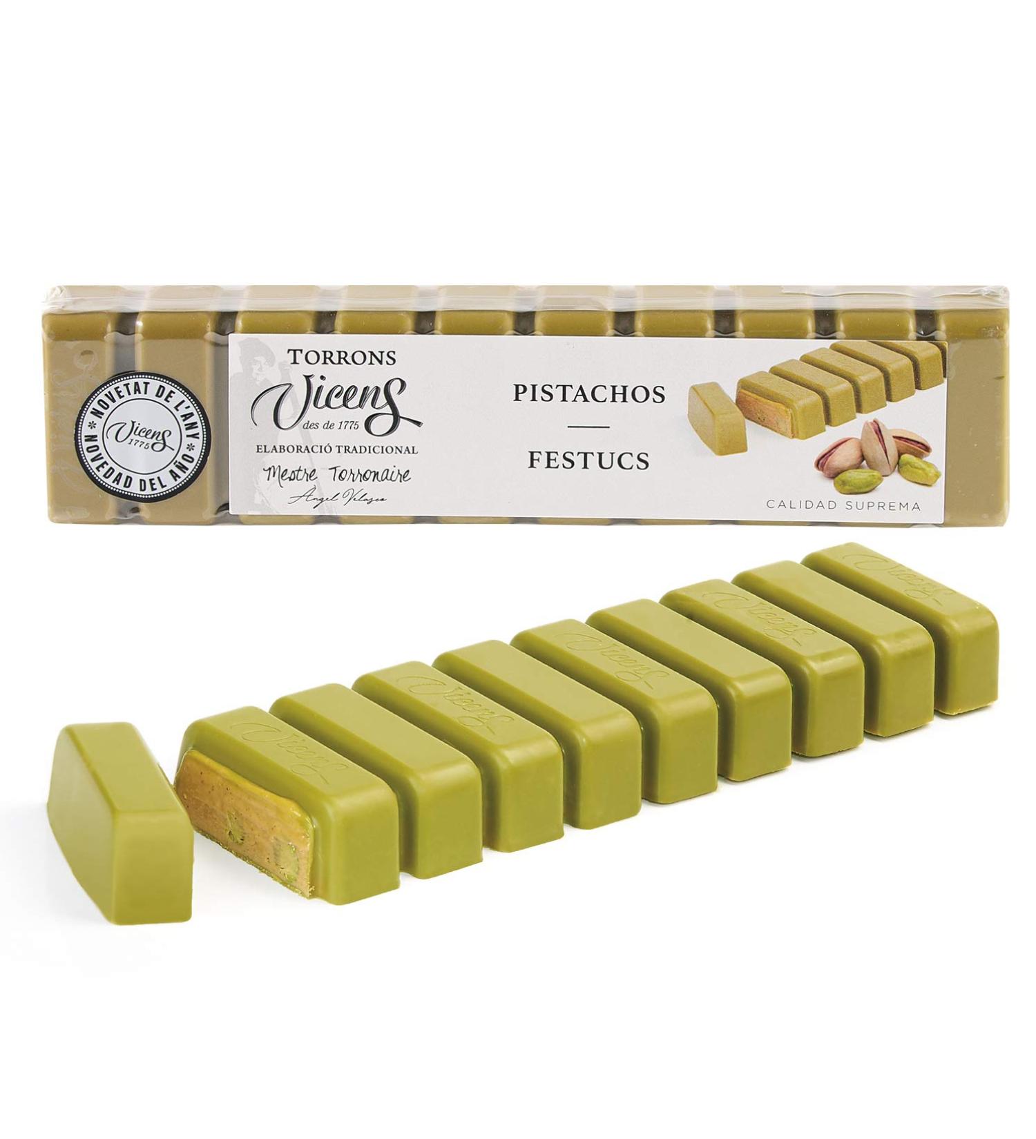 VICENS AGRAMUNT Pistachio Nougat 300g Long